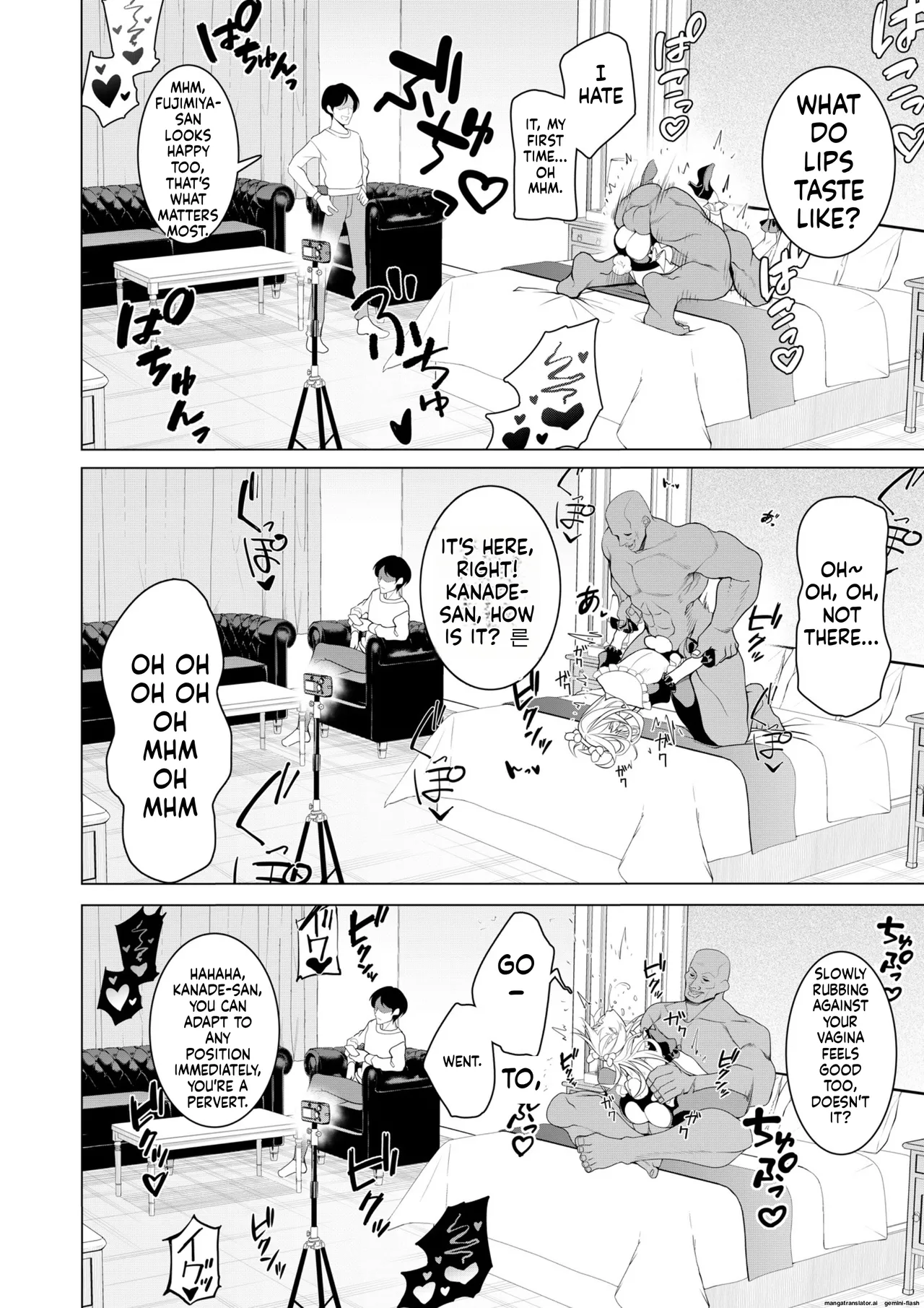Saimin Appli de! ~Chou Cool! Tensai Half Ojou-sama ni Hentai Omanko Geinin to Shite AV Haishin Sasete Mita~ page 51