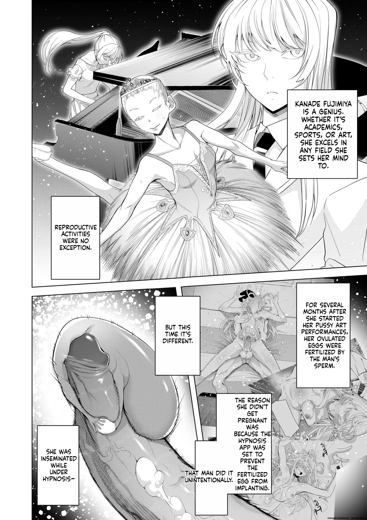 Saimin Appli de! ~Chou Cool! Tensai Half Ojou-sama ni Hentai Omanko Geinin to Shite AV Haishin Sasete Mita~ page 57