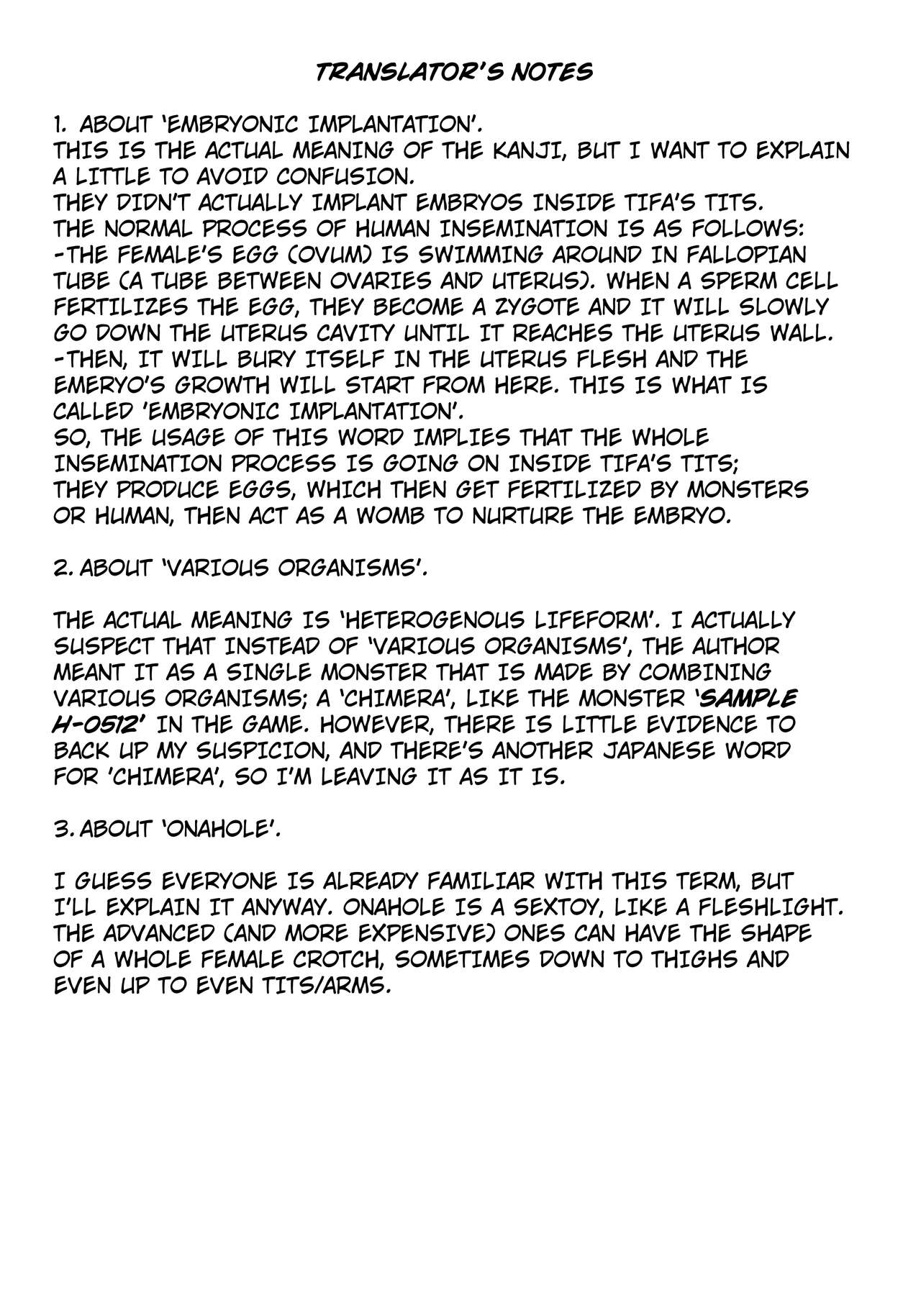 Sample H0539 Kouhai Report page 9