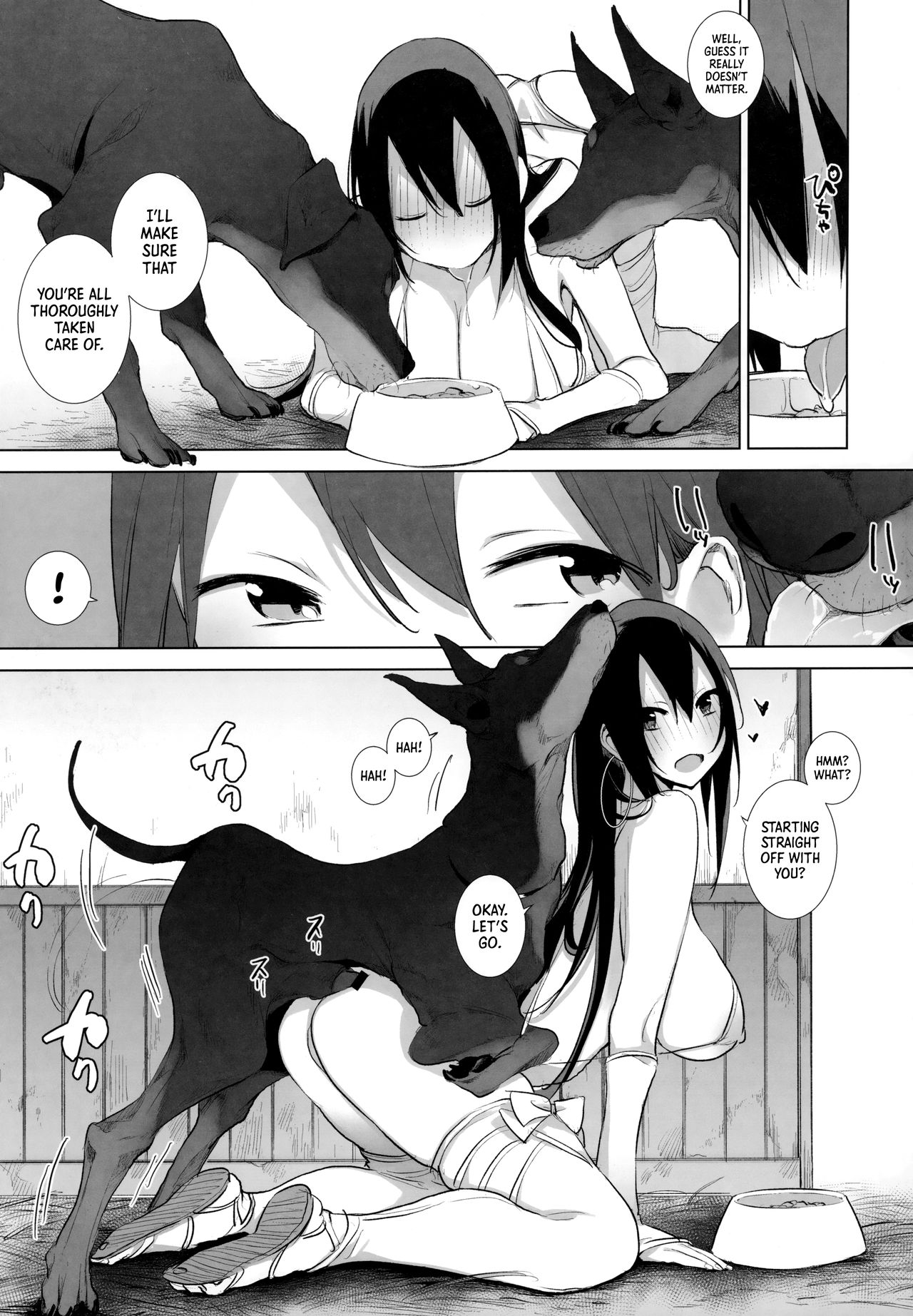 Sanzang-chan with a Horse, a Dog, and a Pig page 4