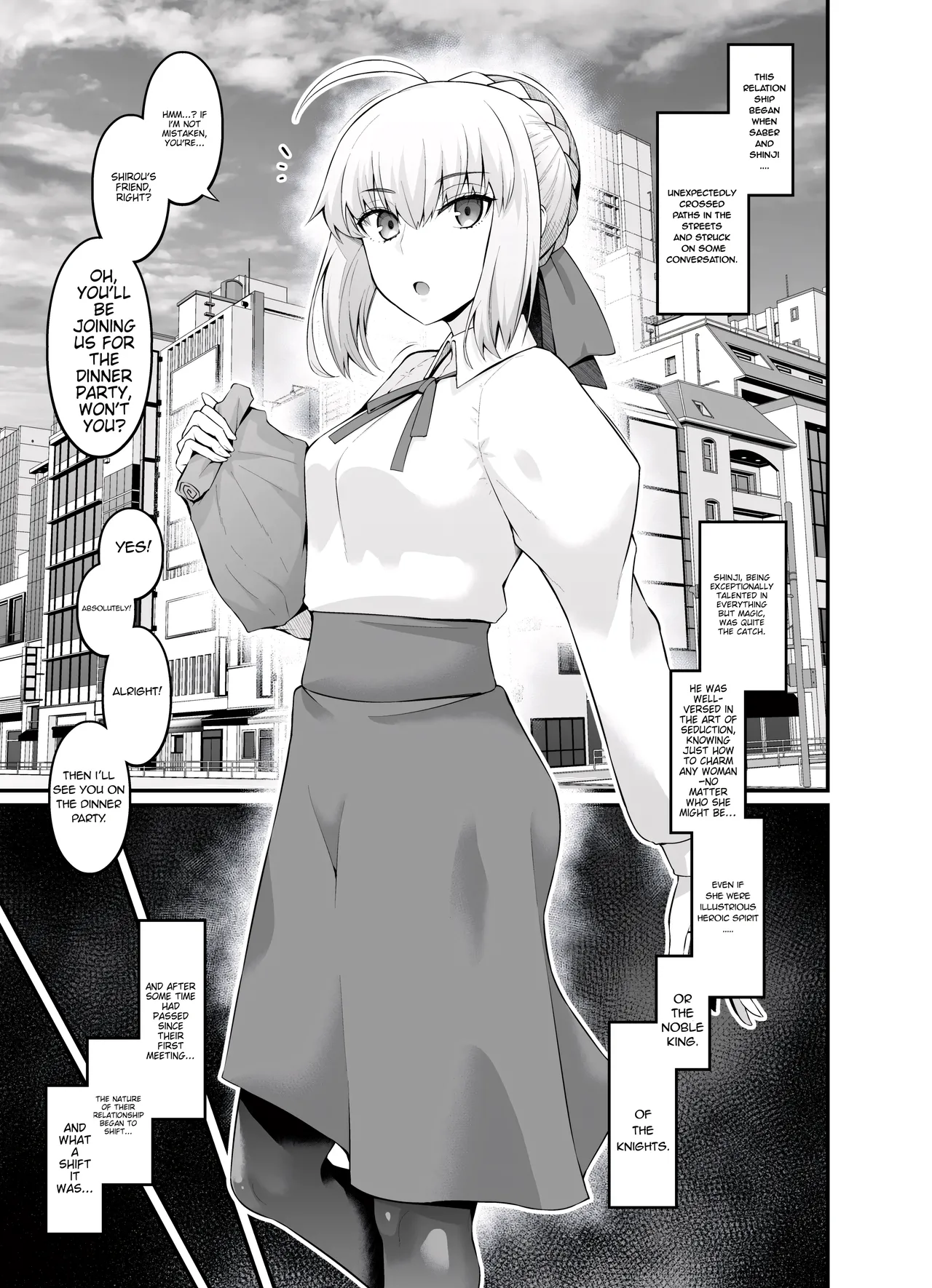 Saoyaku Shinji ga Saber-tachi to Yarimakuru Hon page 3