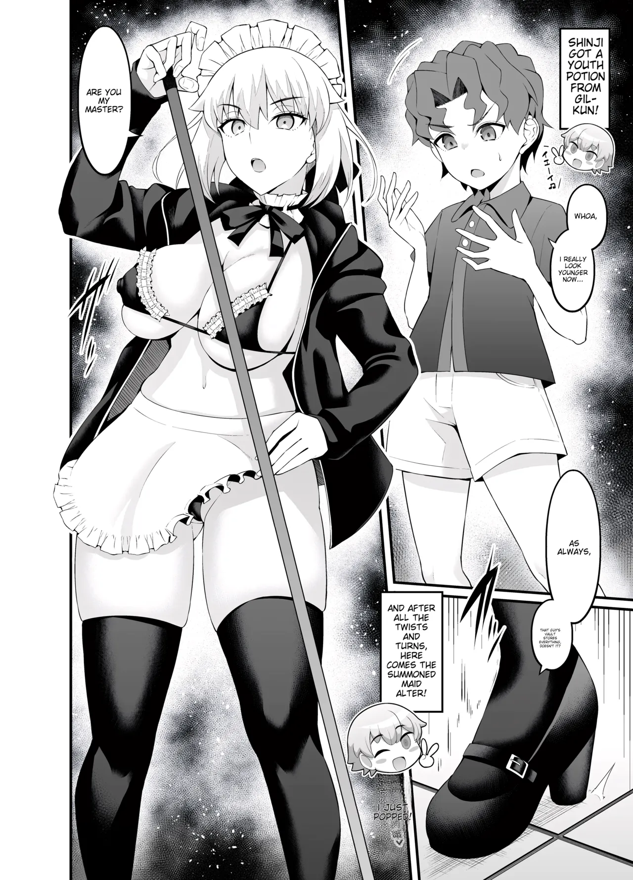 Saoyaku Shinji ga Saber-tachi to Yarimakuru Hon page 82