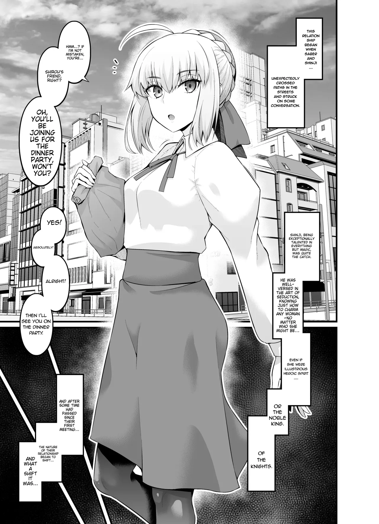 Saoyaku Shinji ga Saber-tachi to Yarimakuru Hon page 3