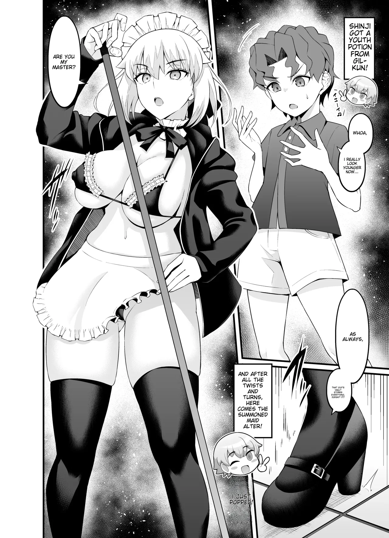 Saoyaku Shinji ga Saber-tachi to Yarimakuru Hon page 82