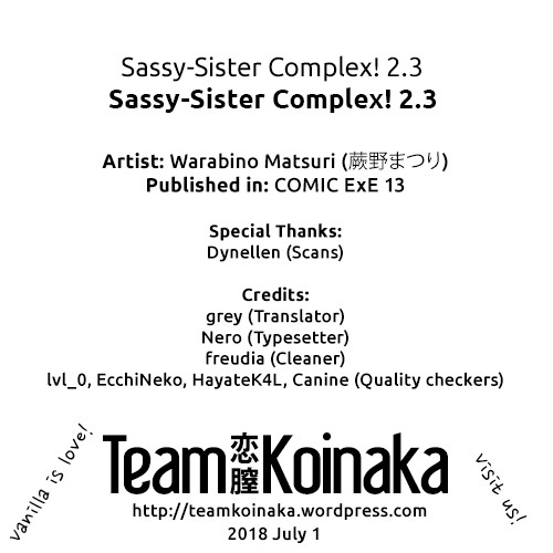 Sassy-Sister Complex! 2.3 page 5