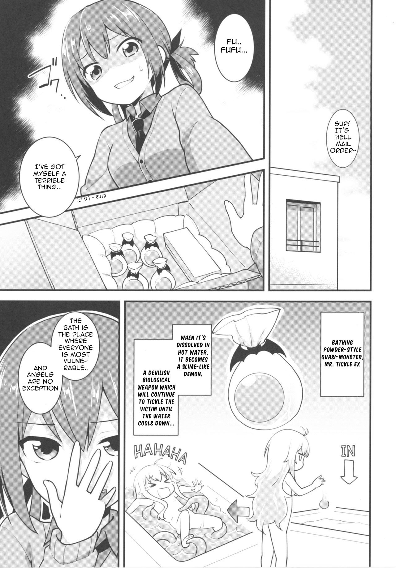 Satania VS Tentacle Bath page 4