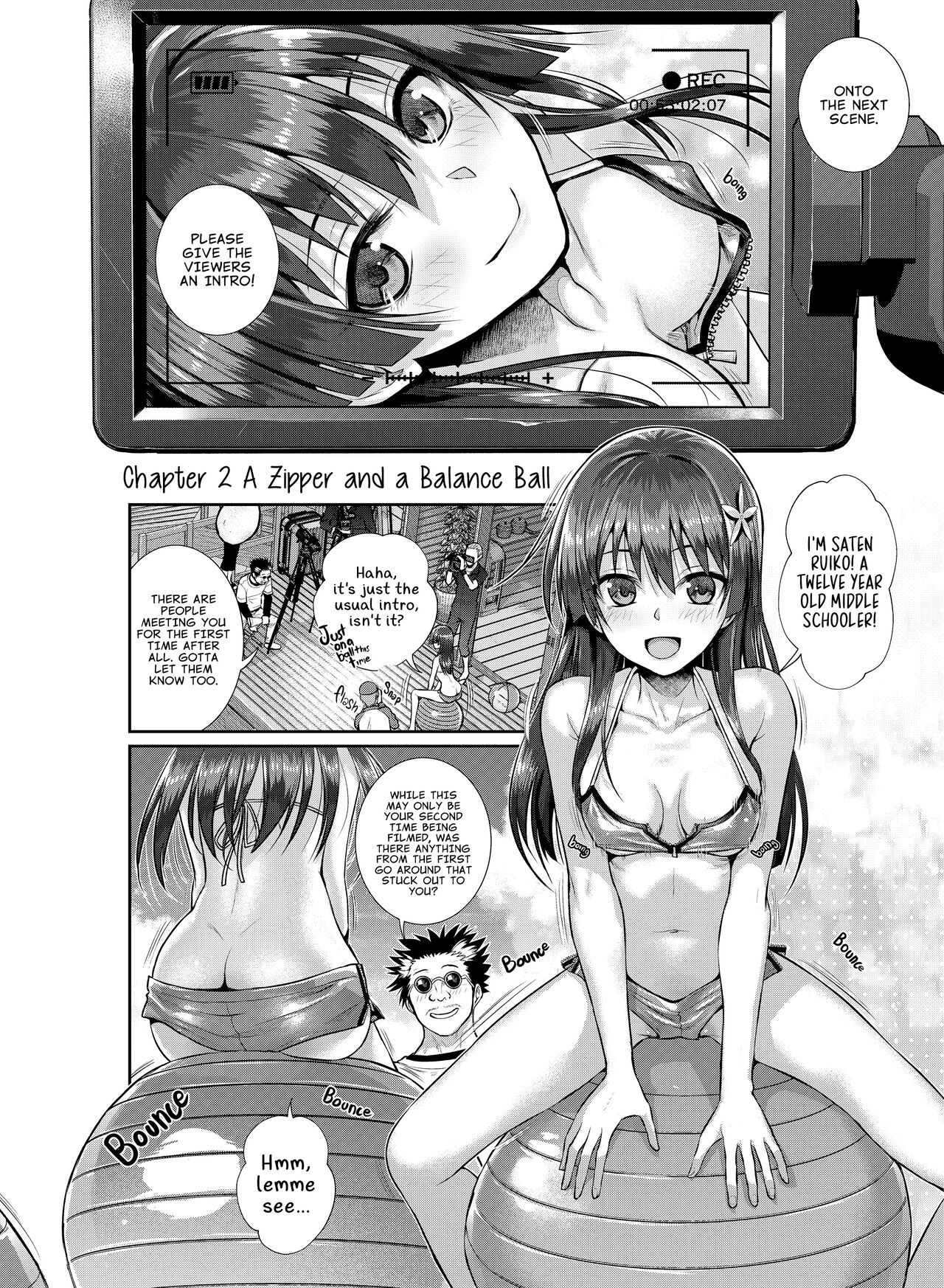 Saten-san; Video in Winter page 13