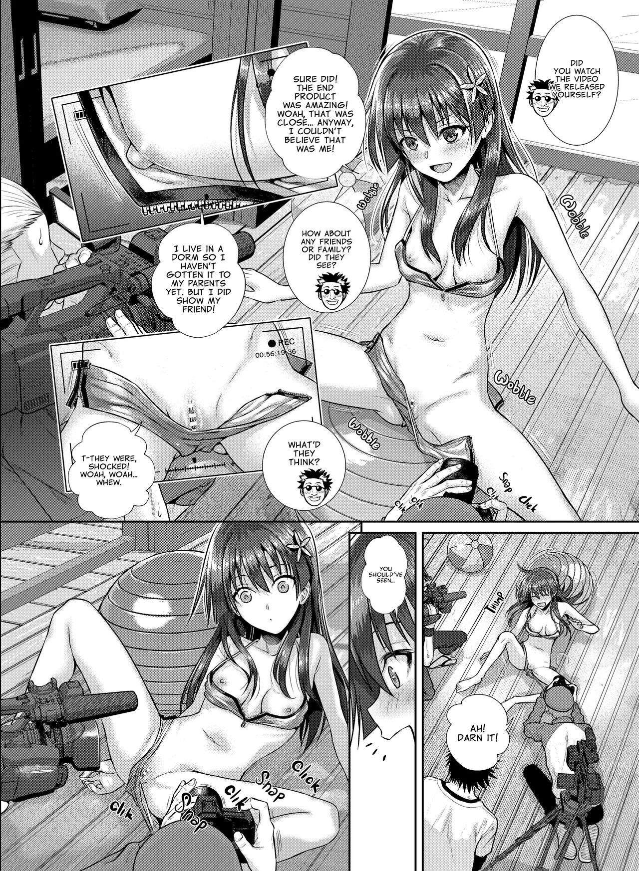 Saten-san; Video in Winter page 15