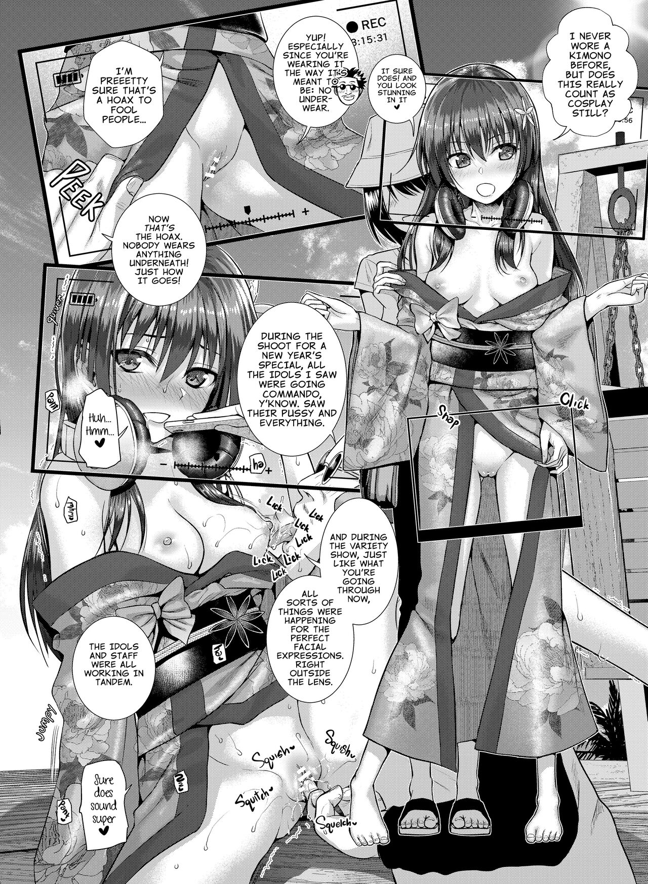 Saten-san; Video in Winter page 23