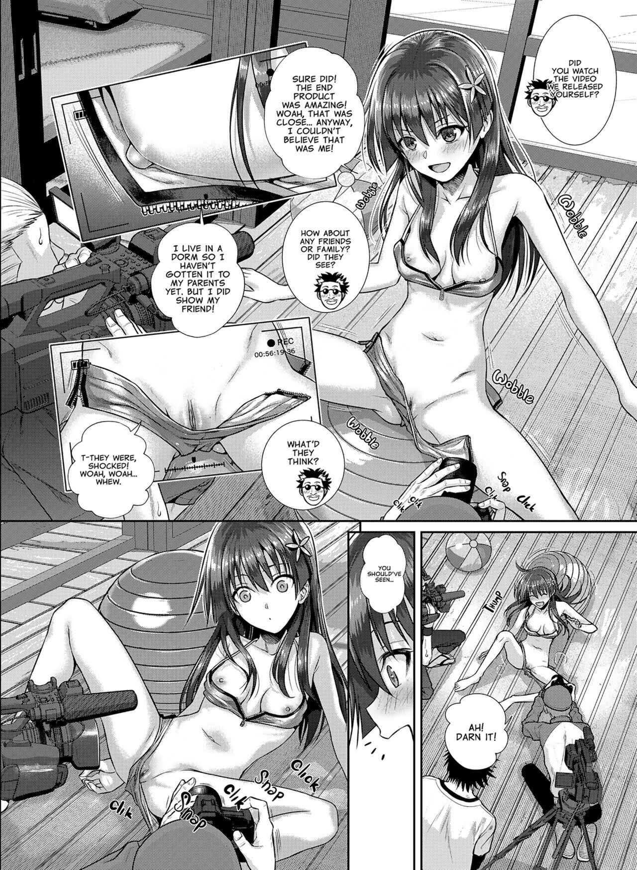 Saten-san; Video in Winter page 15