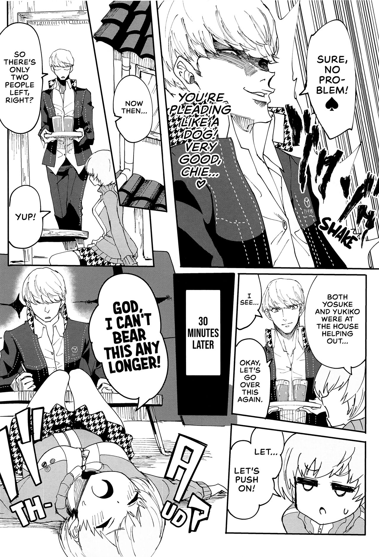 Satonaka Chie's Punishment - Test Study Edition page 3