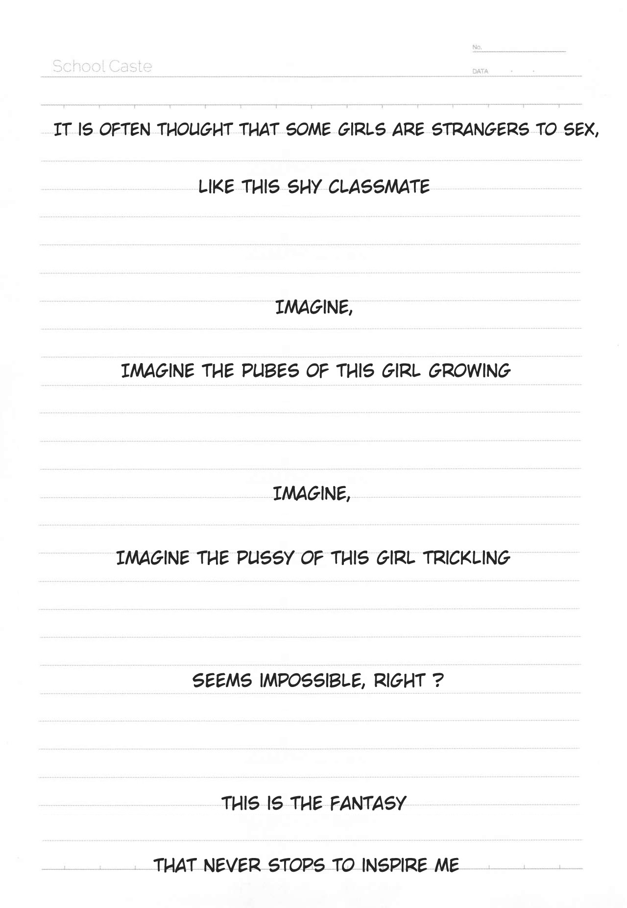 School Caste Prologue and Ch. 1-3 page 8