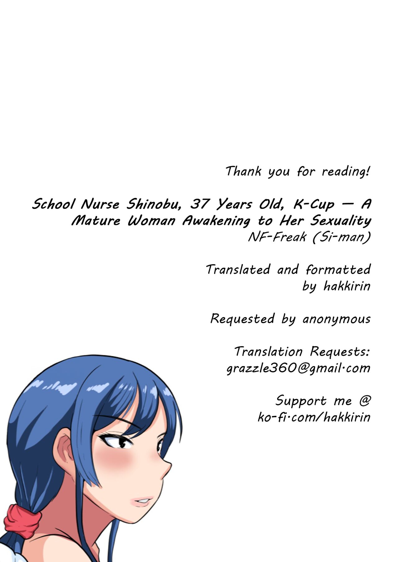 School Nurse Shinobu, 37 Years Old, K-Cup - A Mature Woman Awakening to Her Sexuality page 62