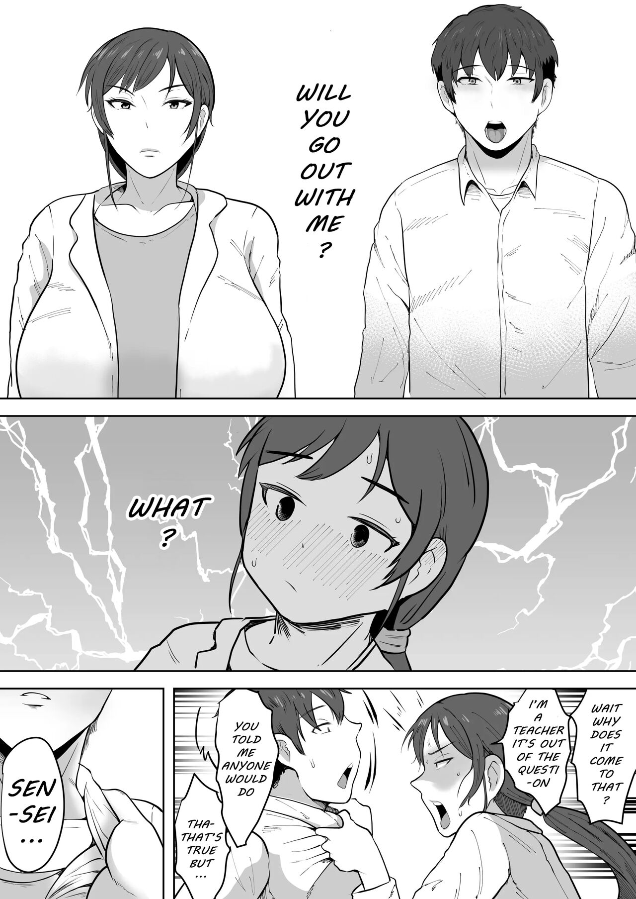 School Nurse Shinobu, 37 Years Old, K-Cup - A Mature Woman Awakening to Her Sexuality page 7