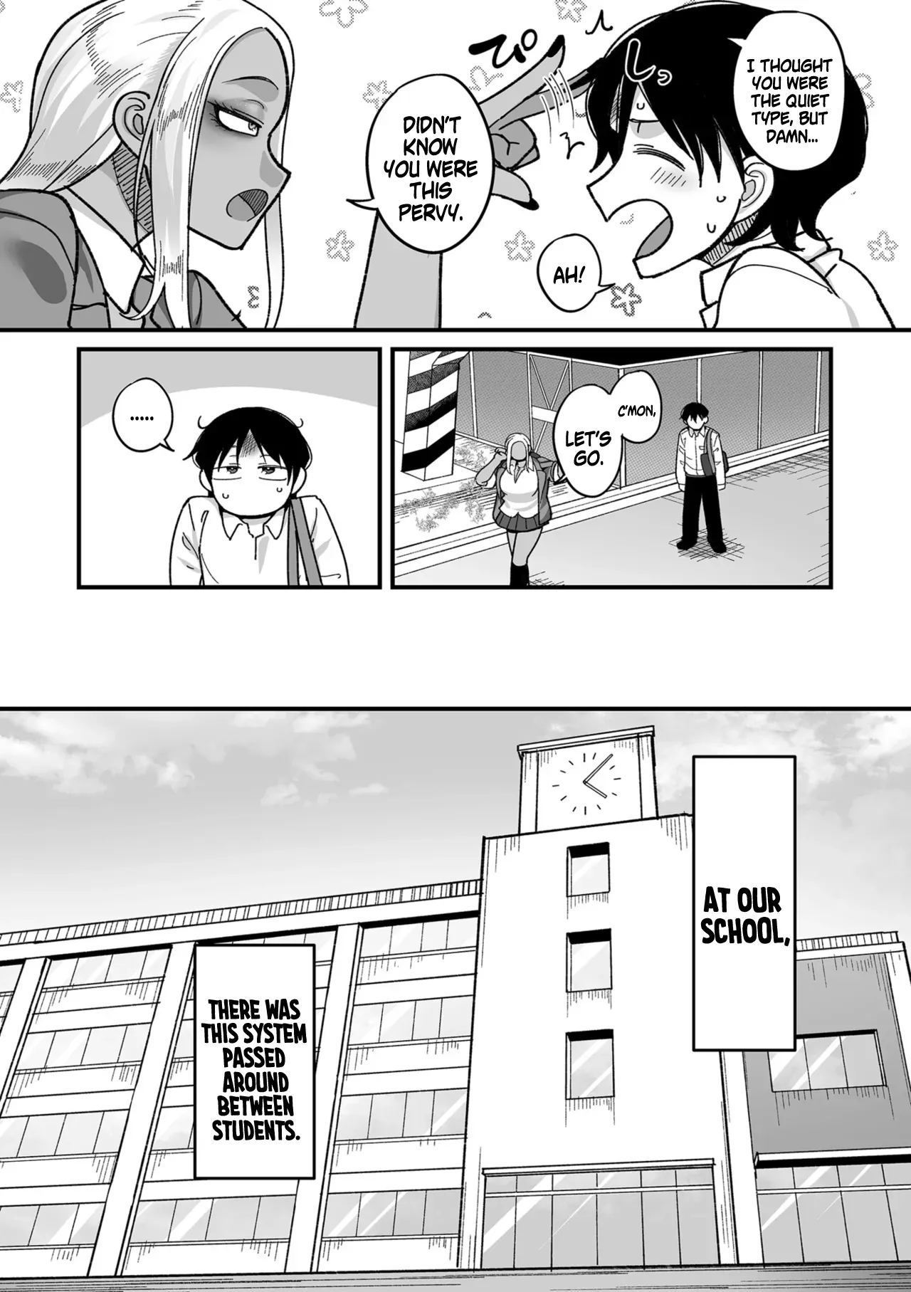 School Prostitution Journal (Comix) - Chapter 1: Kuro Gyaru Delinquent Okigawa page 4