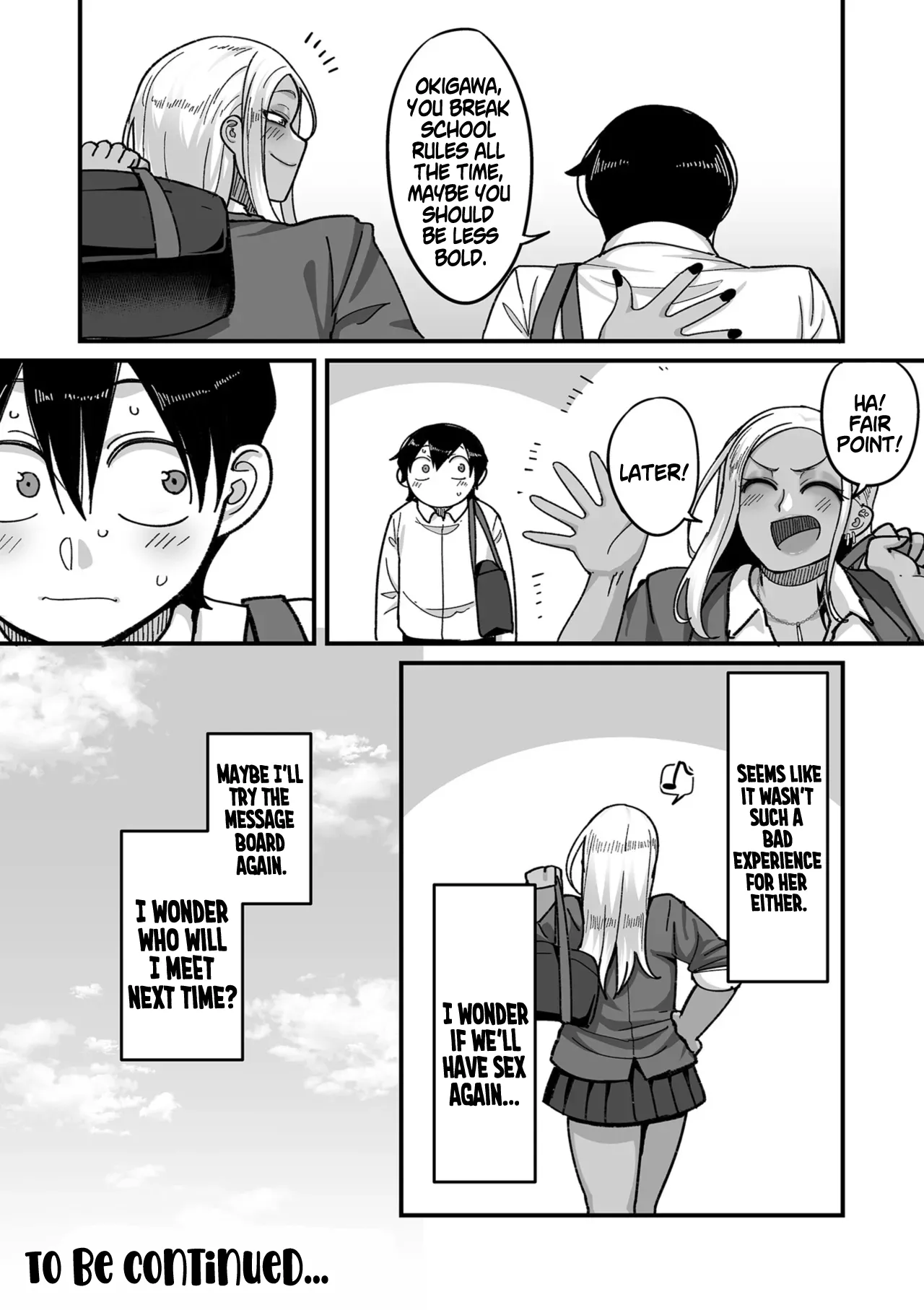 School Prostitution Journal (Comix) - Chapter 1: Kuro Gyaru Delinquent Okigawa page 46