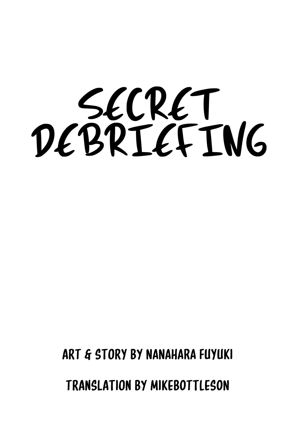 SECRET DEBRIEFING page 2