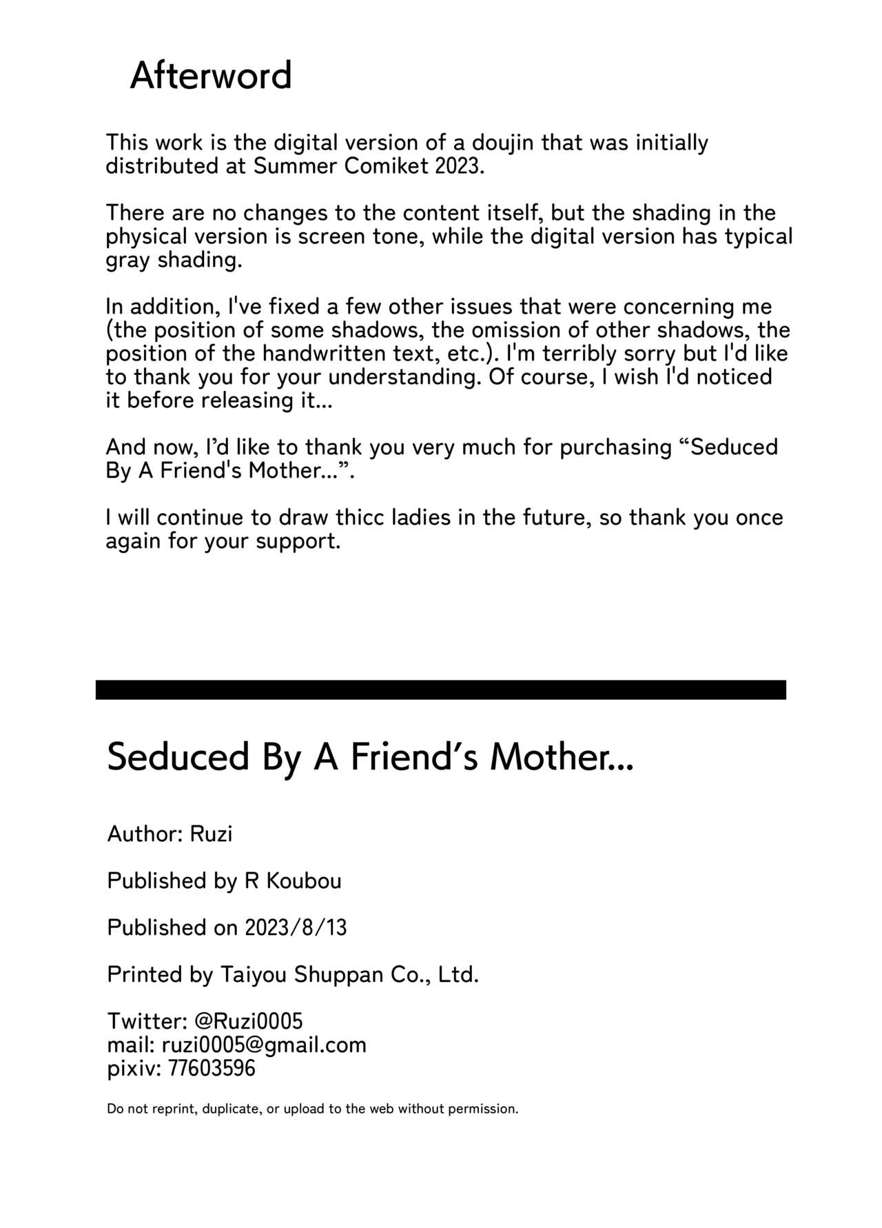 Seduced By A Friend's Mother... page 22