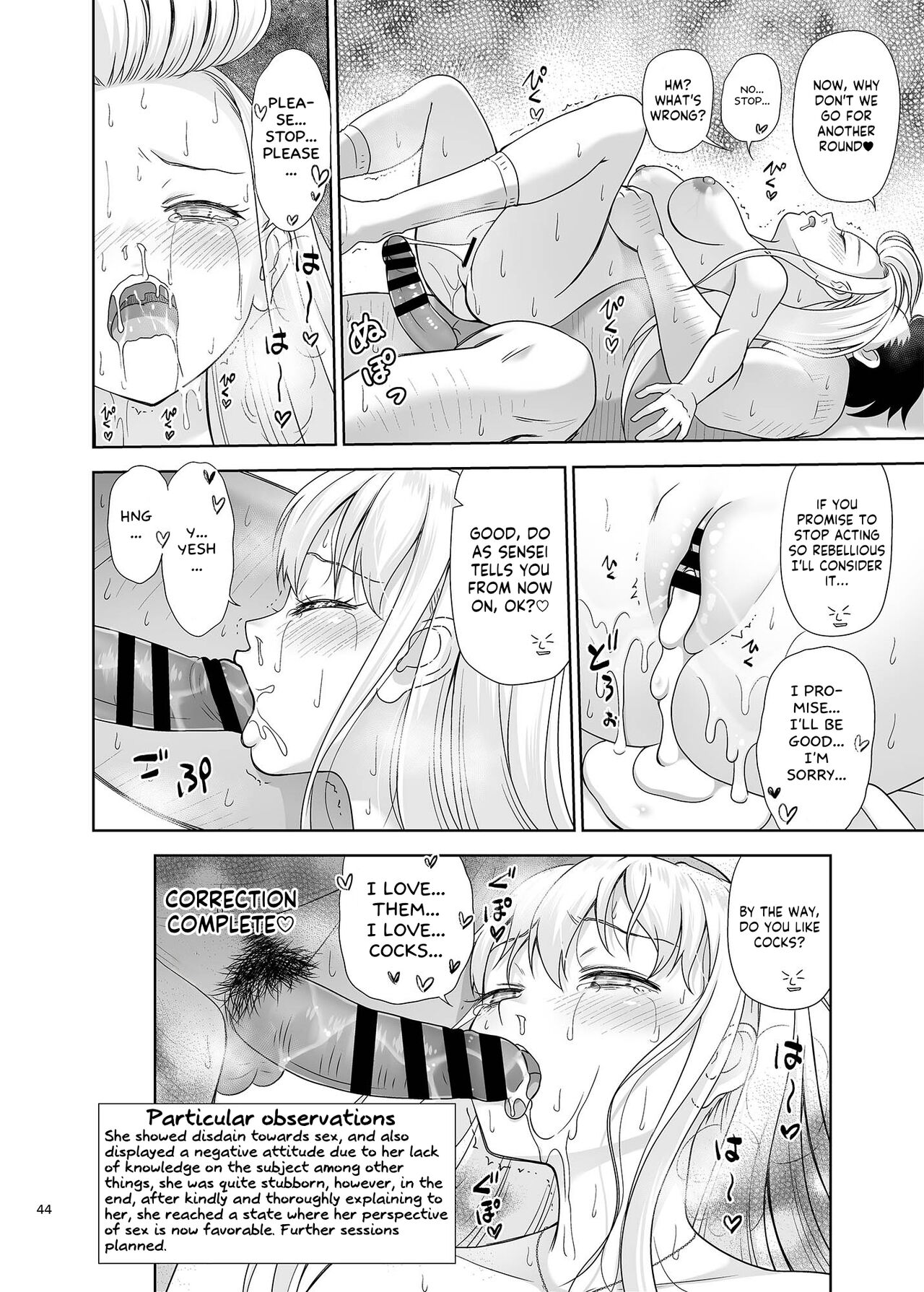 Sei Shidouin no Oshigoto 6 Namaiki ni mo Shio Taiou Kamashite Kita node Wakarasete Ageta page 43