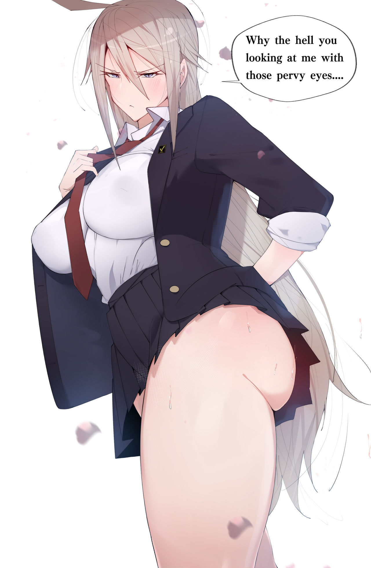 Seifuku Bishoujo 2gakki Ee!? Oshiri ni Koishiteru? Cheer Girl-chan to Dosukebe na Onnanoko-tachi dattee? page 27