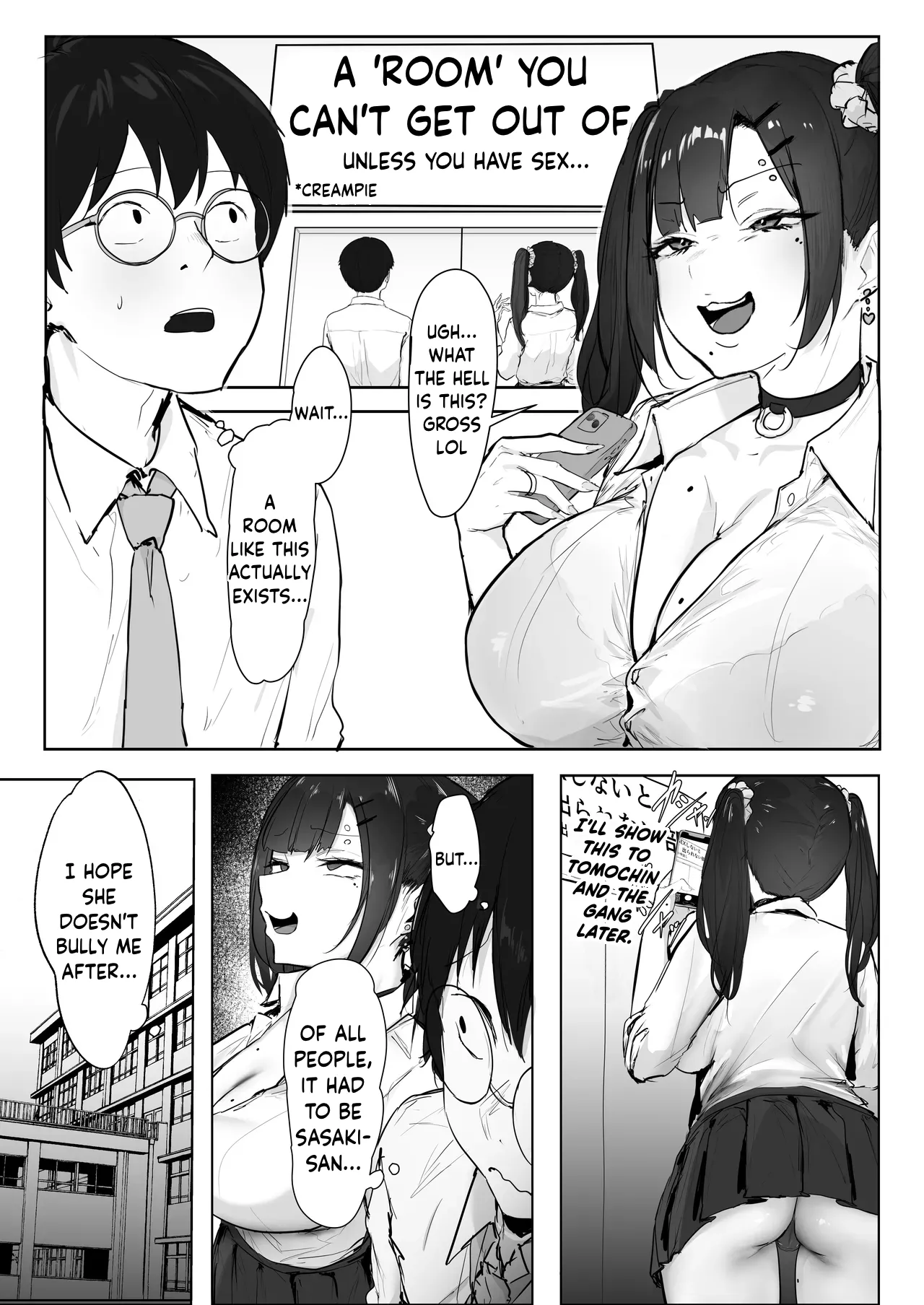 Seikaku ga Warui Gal ga Rei no Heya de Wakaraserareru Hanashi page 3