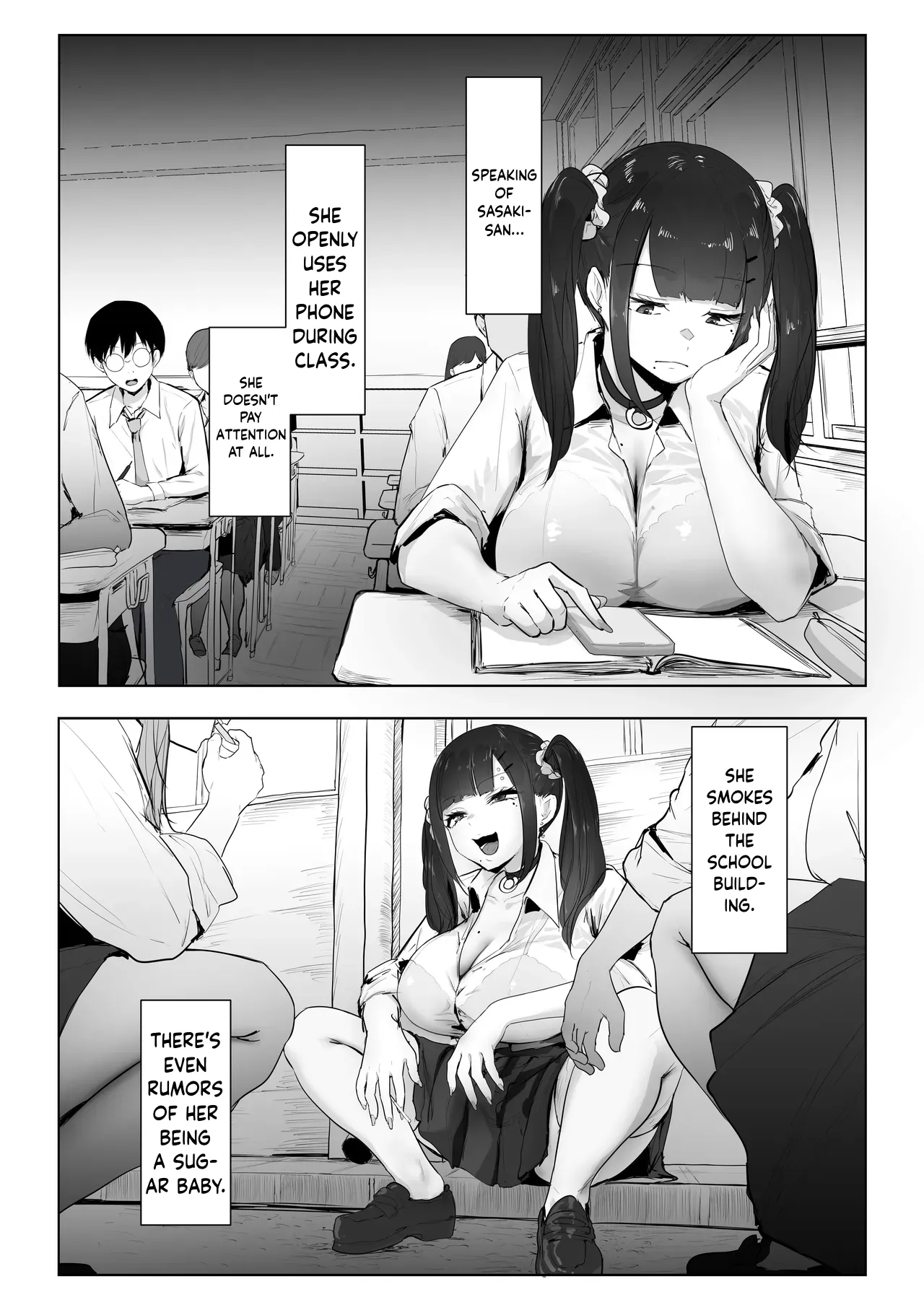 Seikaku ga Warui Gal ga Rei no Heya de Wakaraserareru Hanashi page 4