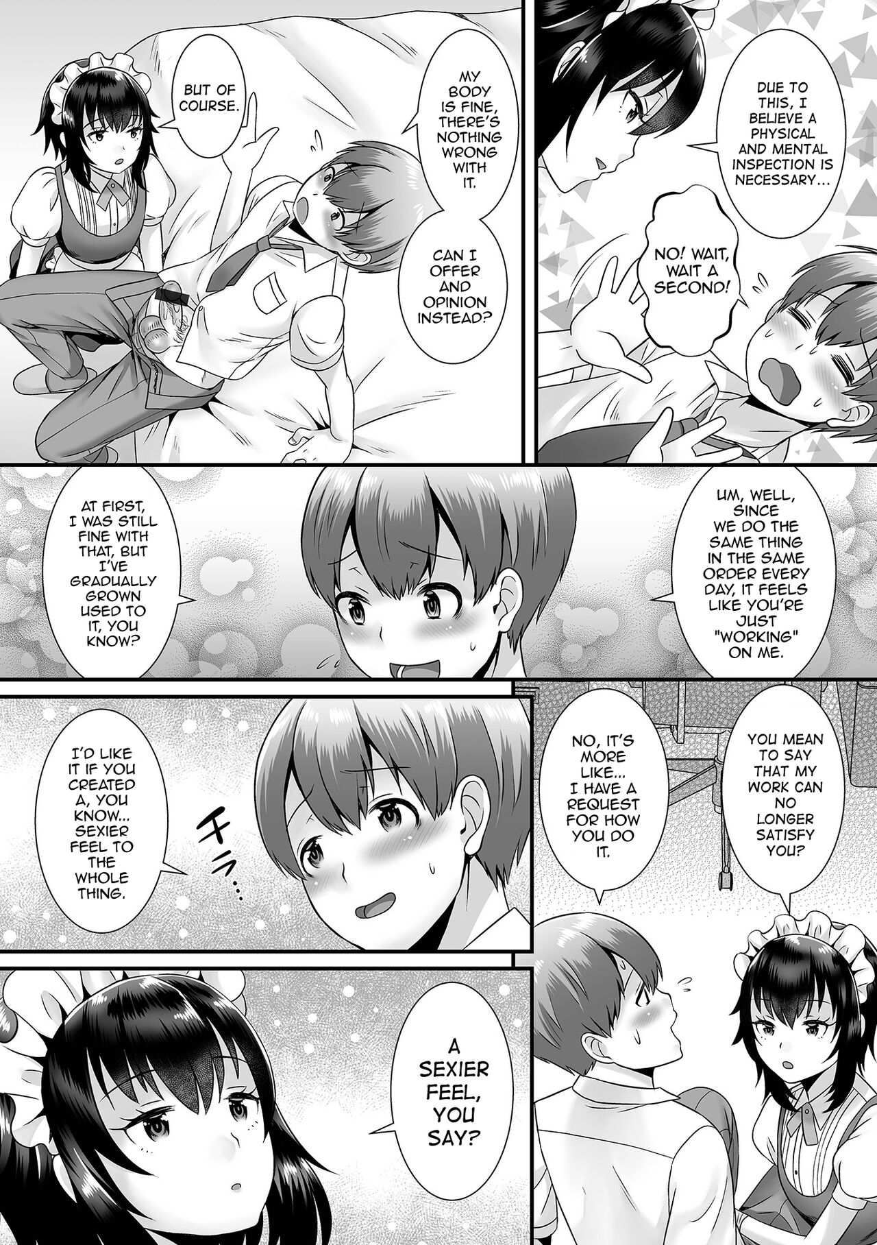 Seiki Sakushu Maid-san Oshigoto Desu Yo page 4