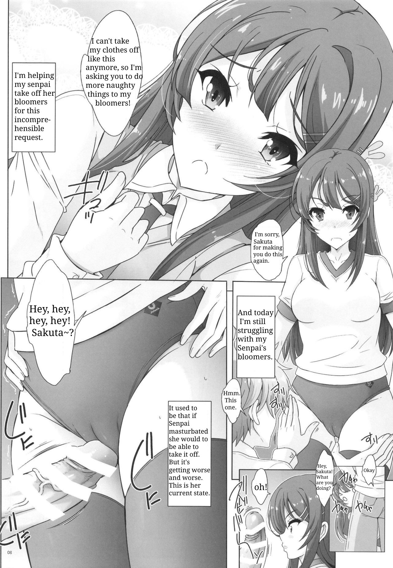 Seishun Bloomer Yarou wa Kuikomi Senpai no Shiri o Momimakuru page 7