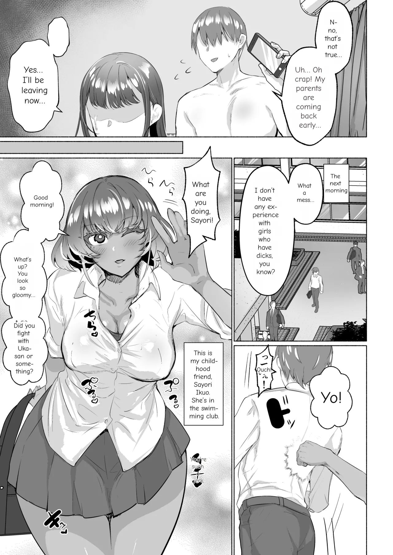 Seiso Kanojo no Noumiso ga Nietagiru Futanari Kintama ni Okasarete Osananajimi kara Kaasan made Shuui no Mesu Subete Kuichirakasu Yarichin Osu ni Natteru... page 7