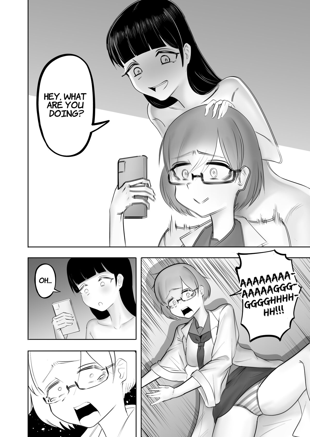 Seiso na JK ni Chinchin Hayashitara Zenbu Bukkowareta Hanashi   All Hell Was Unleashed When A Prim & Proper JK Grew A Dick page 21
