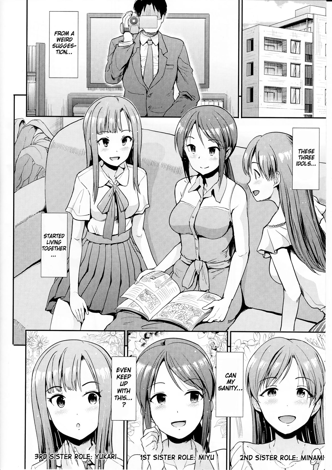 Seiso Sannin Musume Dousei Seikatsu page 3