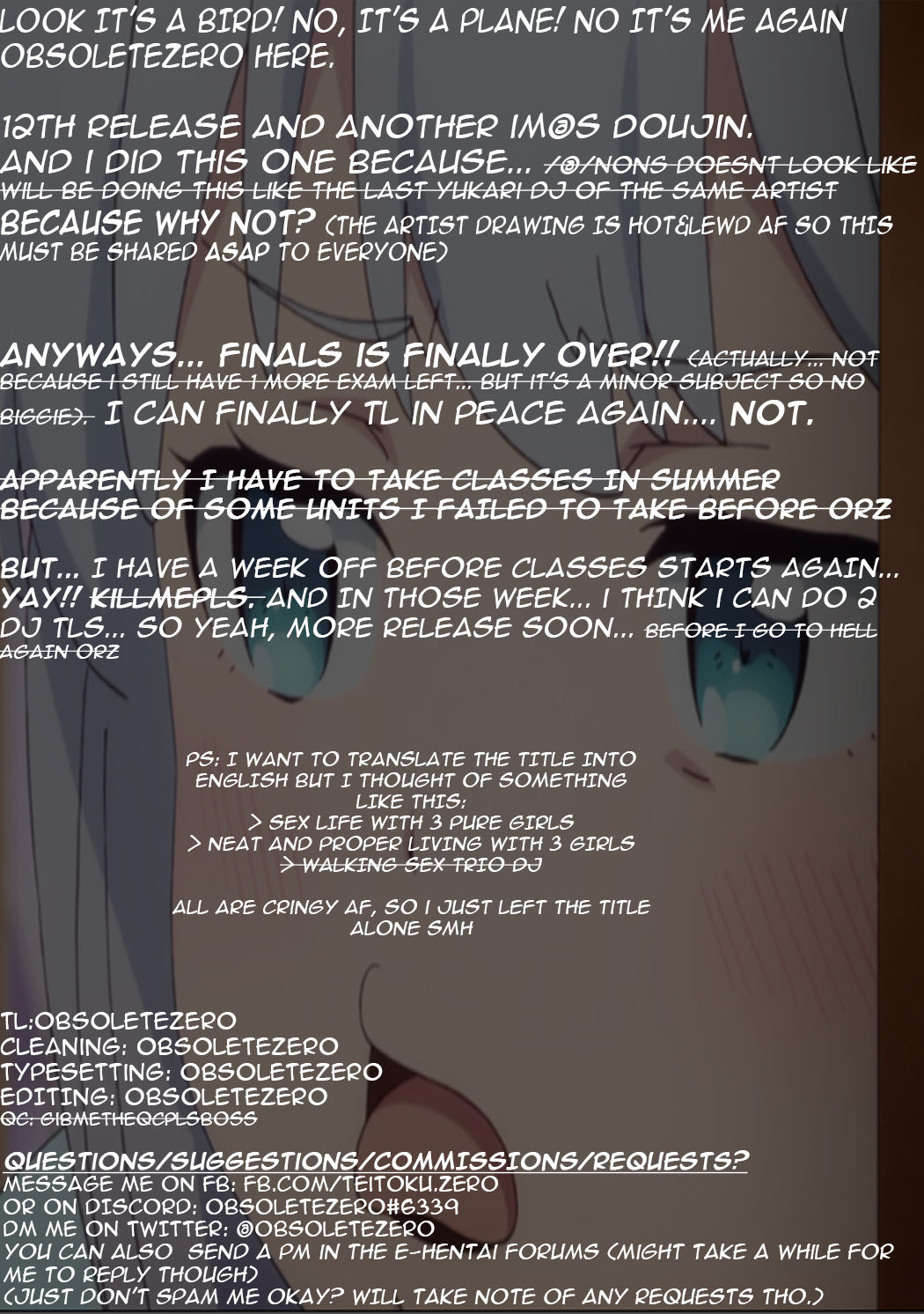 Seiso Sannin Musume Dousei Seikatsu page 31