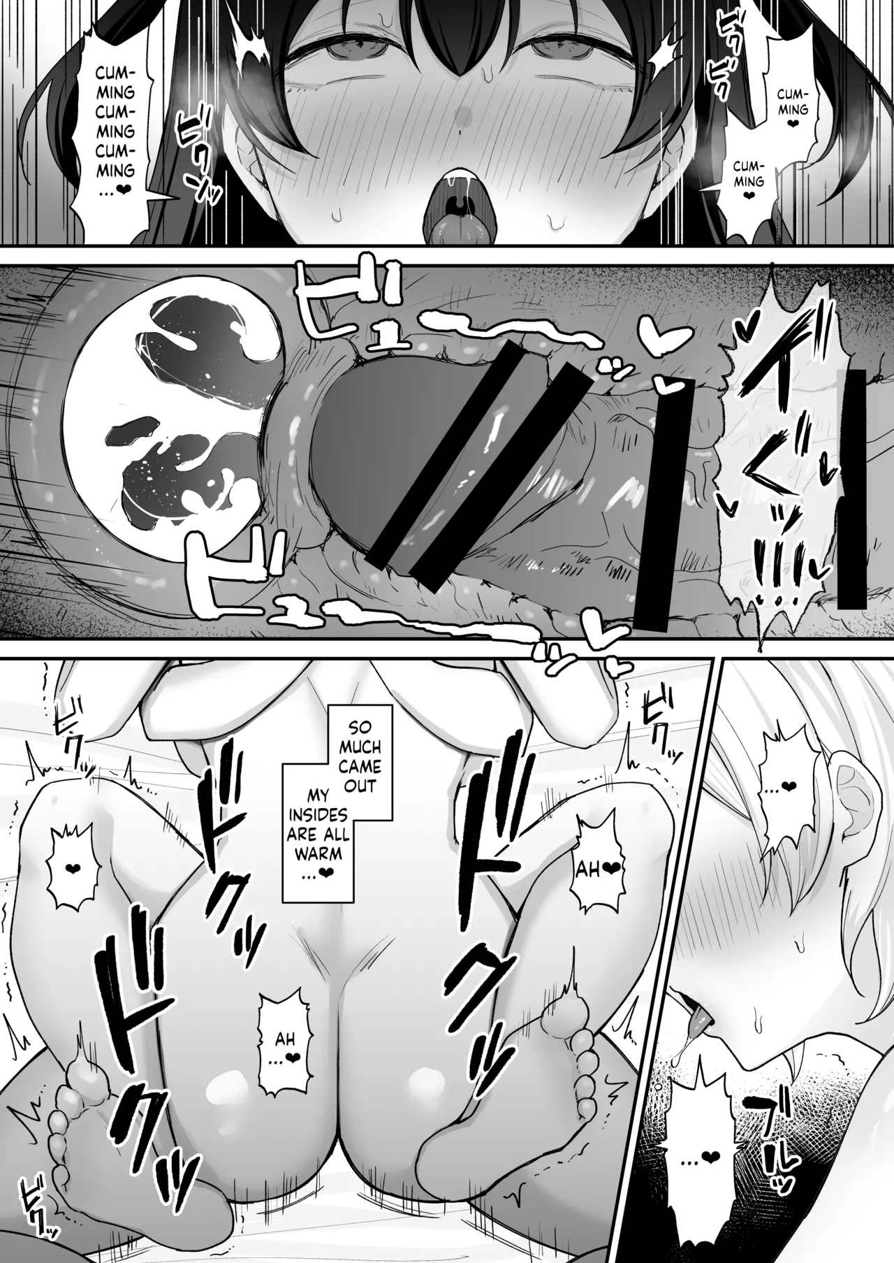 Seiyoku ni Maketa Natsu Futanari Shoujo to Noukou Nama Sex page 36