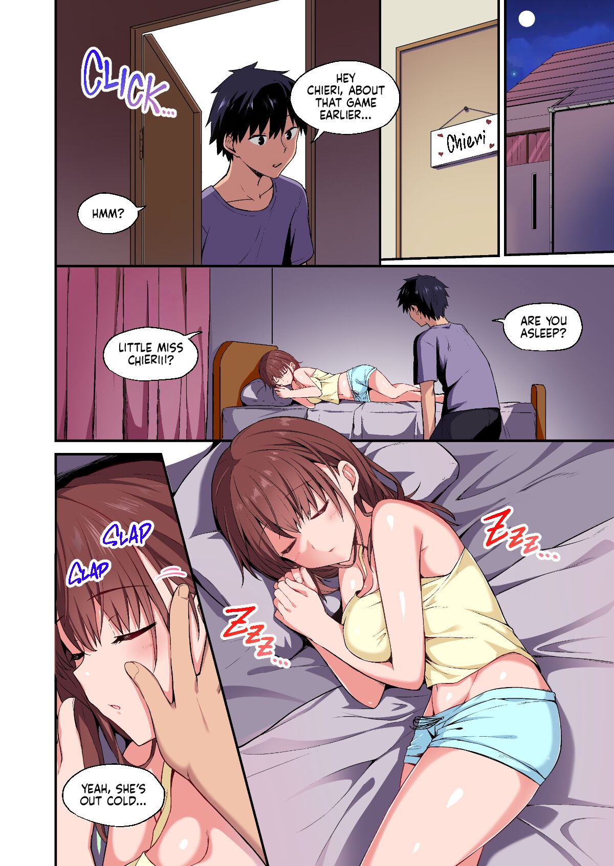 Selfish Little Sister Onahole Project: Training Her In Her Sleep page 9