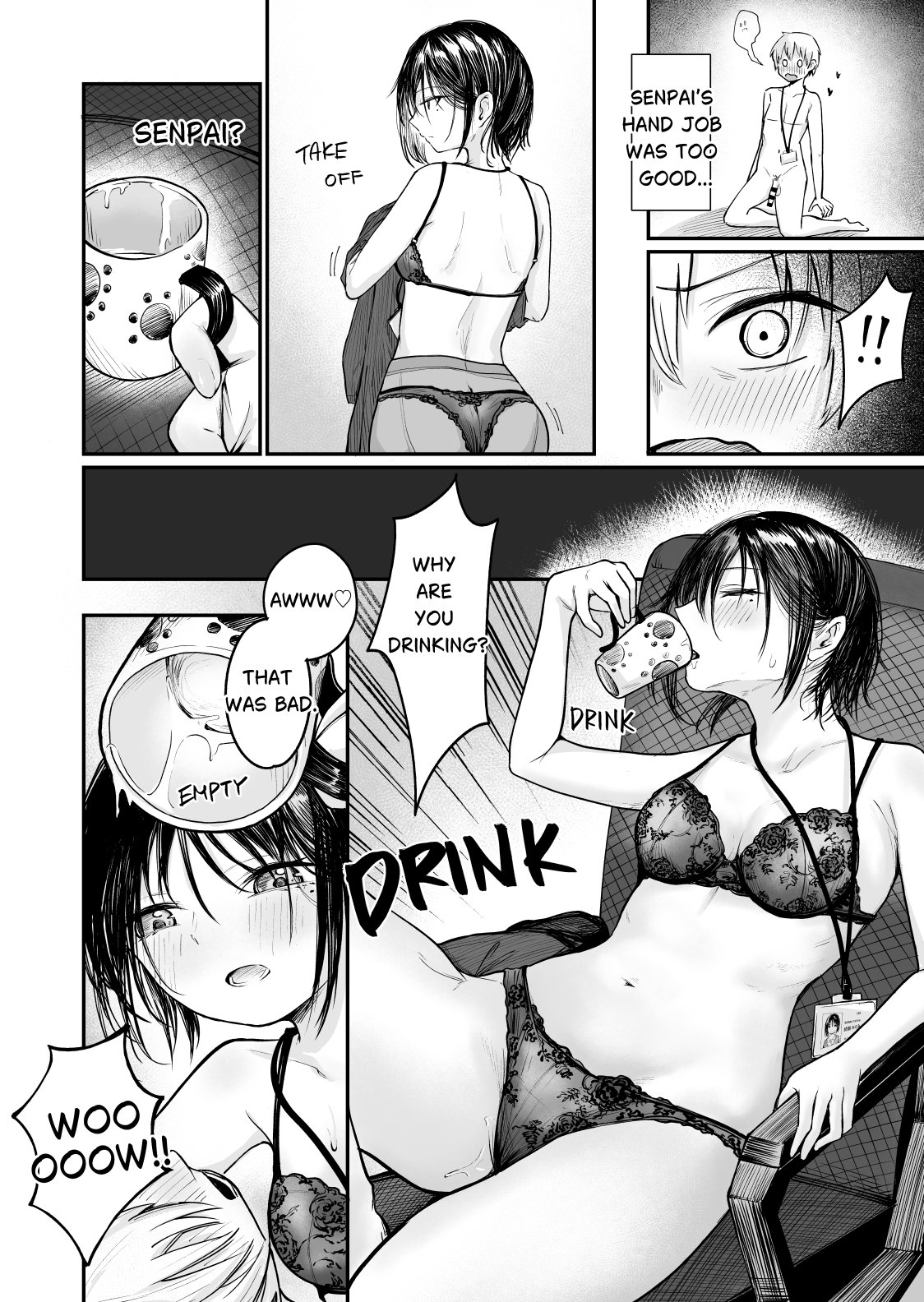 Senpai! I'm Not Your Dildo! Uck! page 15