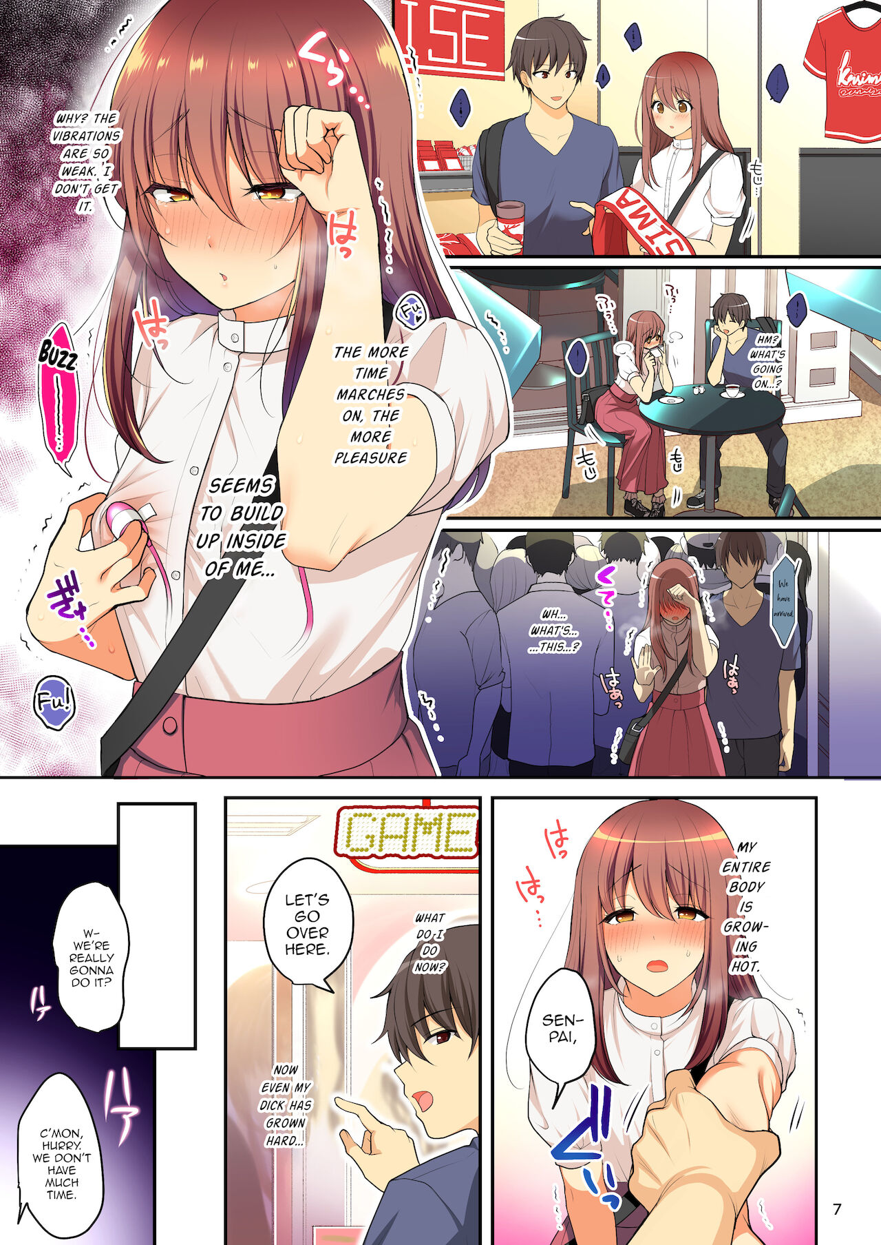 Senpai no Oppai ~Josou Date Hen~ page 8