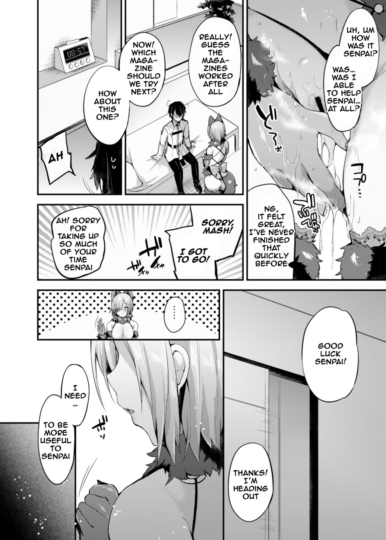Senpai no Tame ni Ganbaru Mash wa Osuki desu ka? page 11