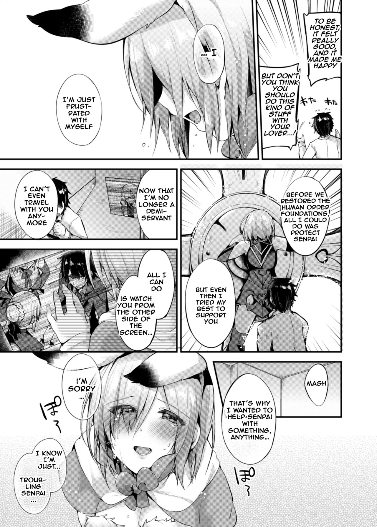 Senpai no Tame ni Ganbaru Mash wa Osuki desu ka? page 18