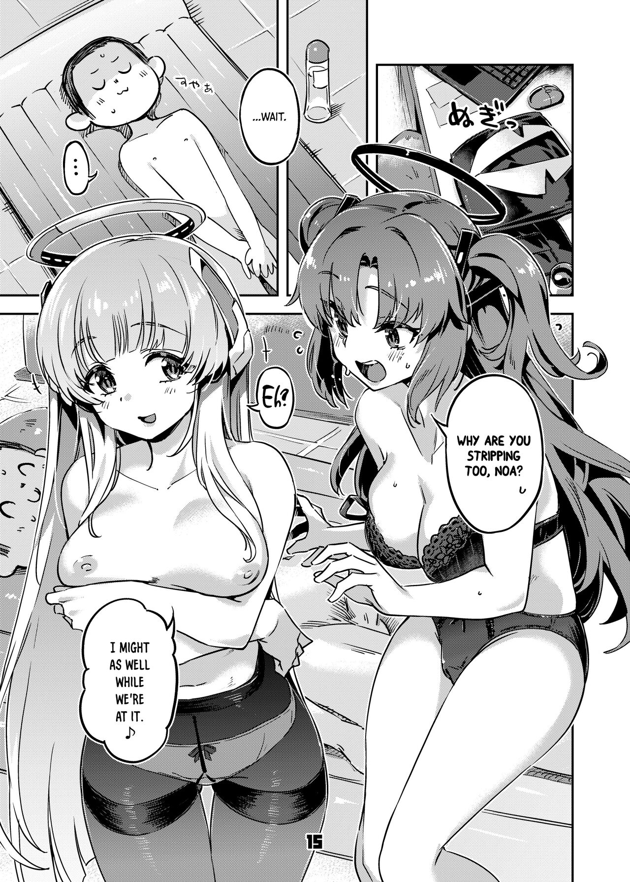 Sensei! Are You Fine With Just The Tip? page 14