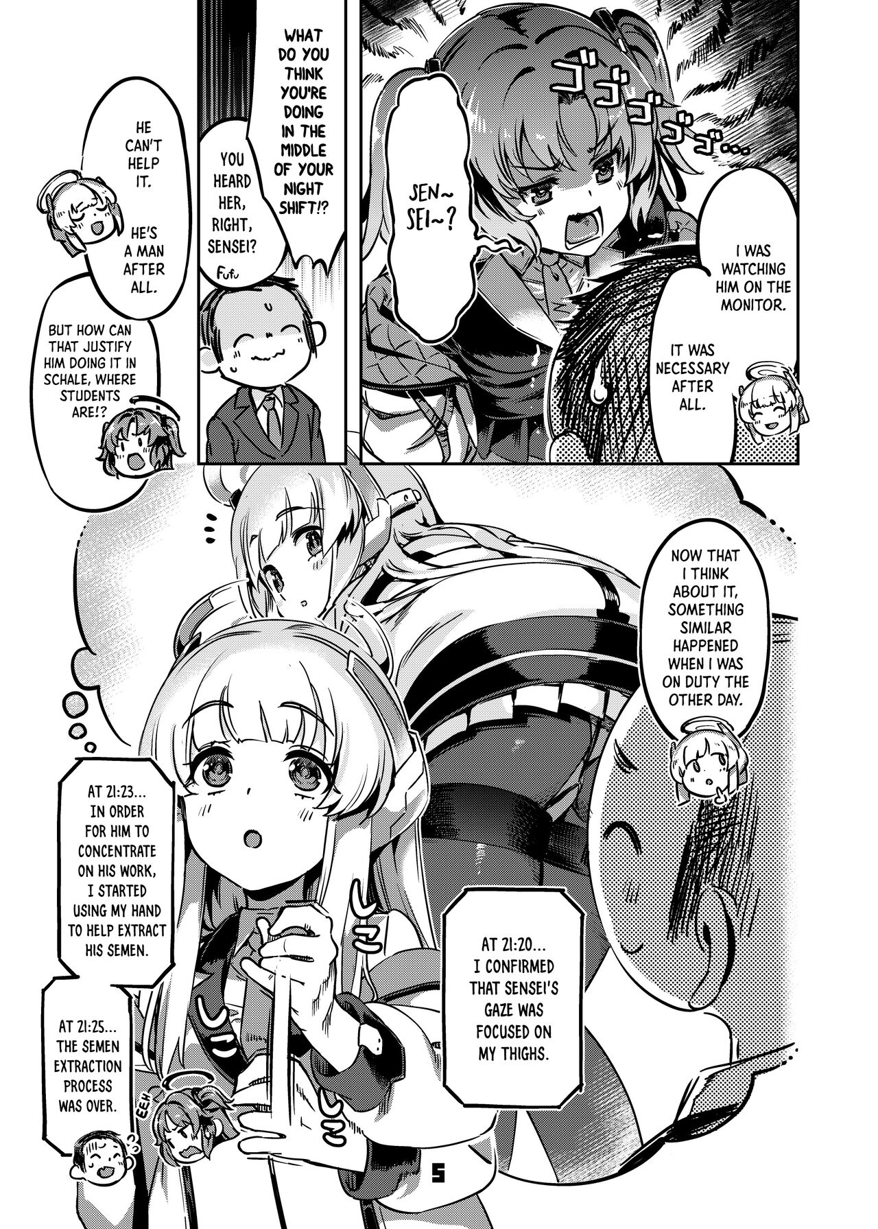 Sensei! Are You Fine With Just The Tip? page 4