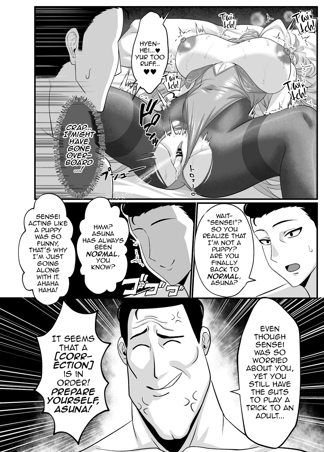 Sensei is Asuna's Puppy page 25