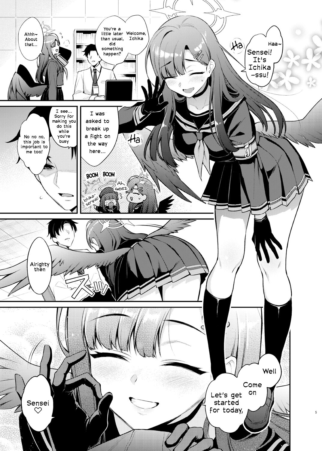 Sensei, It's Time for You to Cum Today Too ♡ page 5