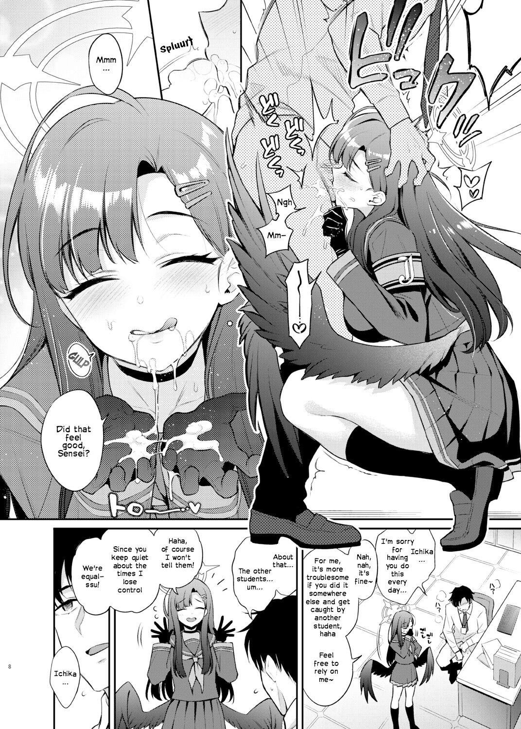 Sensei, It's Time for You to Cum Today Too ♡ page 8