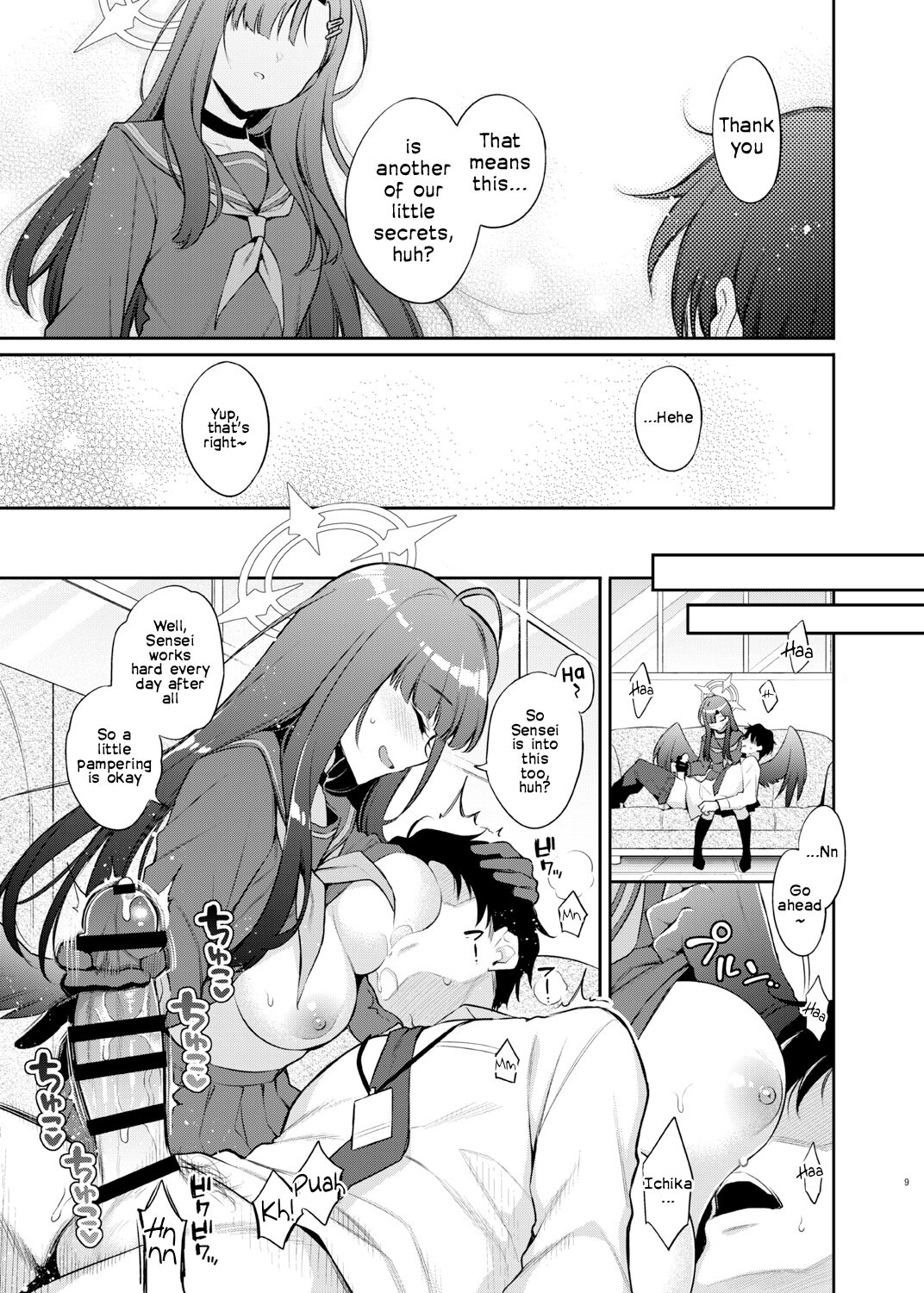 Sensei, It's Time for You to Cum Today Too ♡ page 9