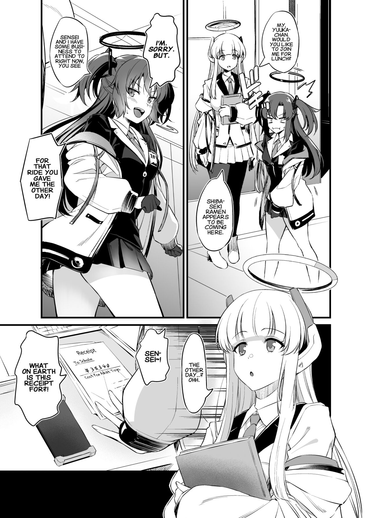 Sensei! It's Time for You to Cum! page 4