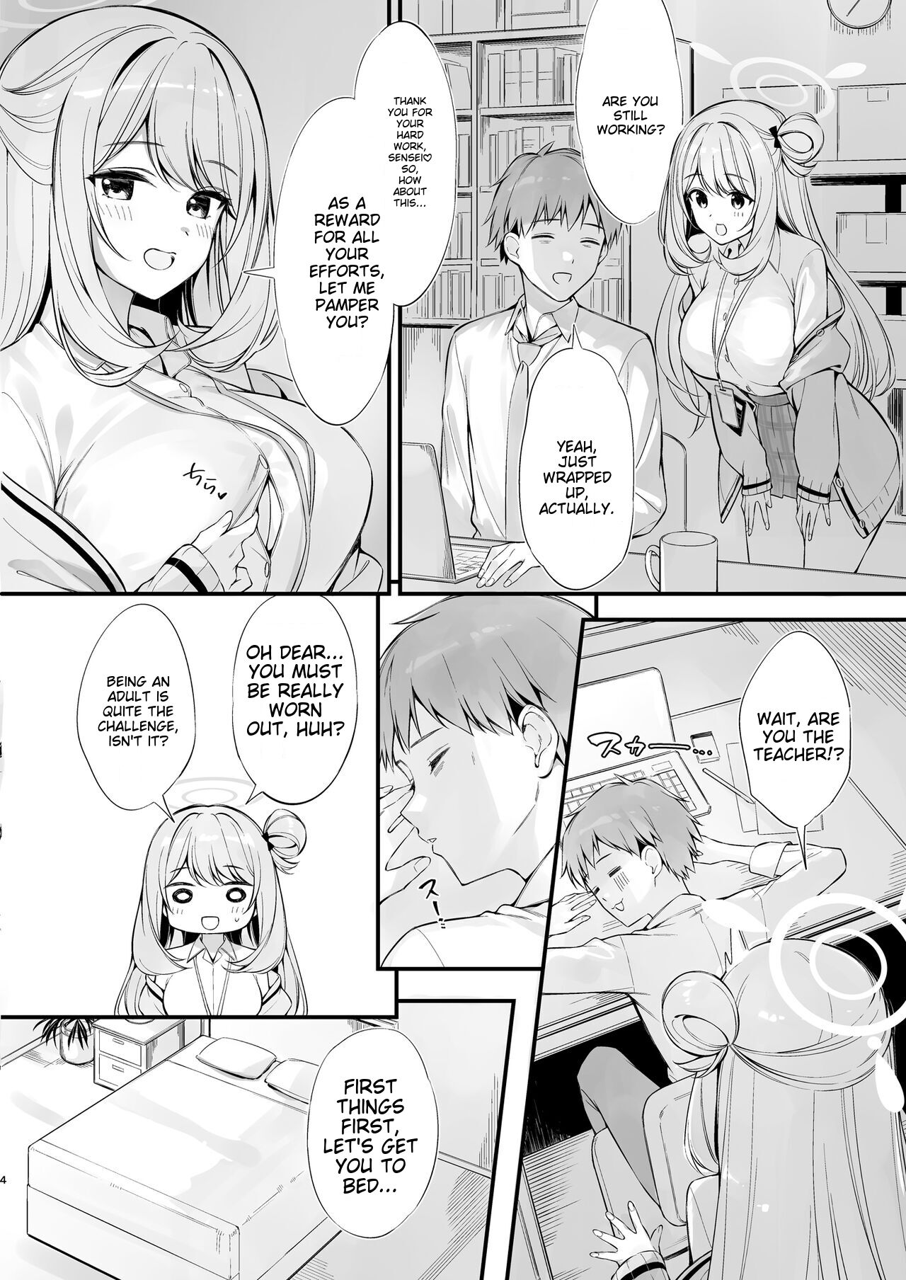 Sensei, Nechattan desu ka? Osocchattemo Ii desu ka? page 3