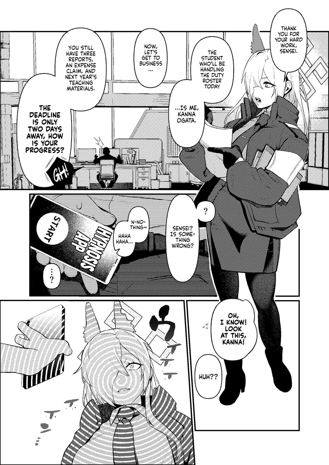 Sensei, The Hypnosis Isn't Working!! page 2