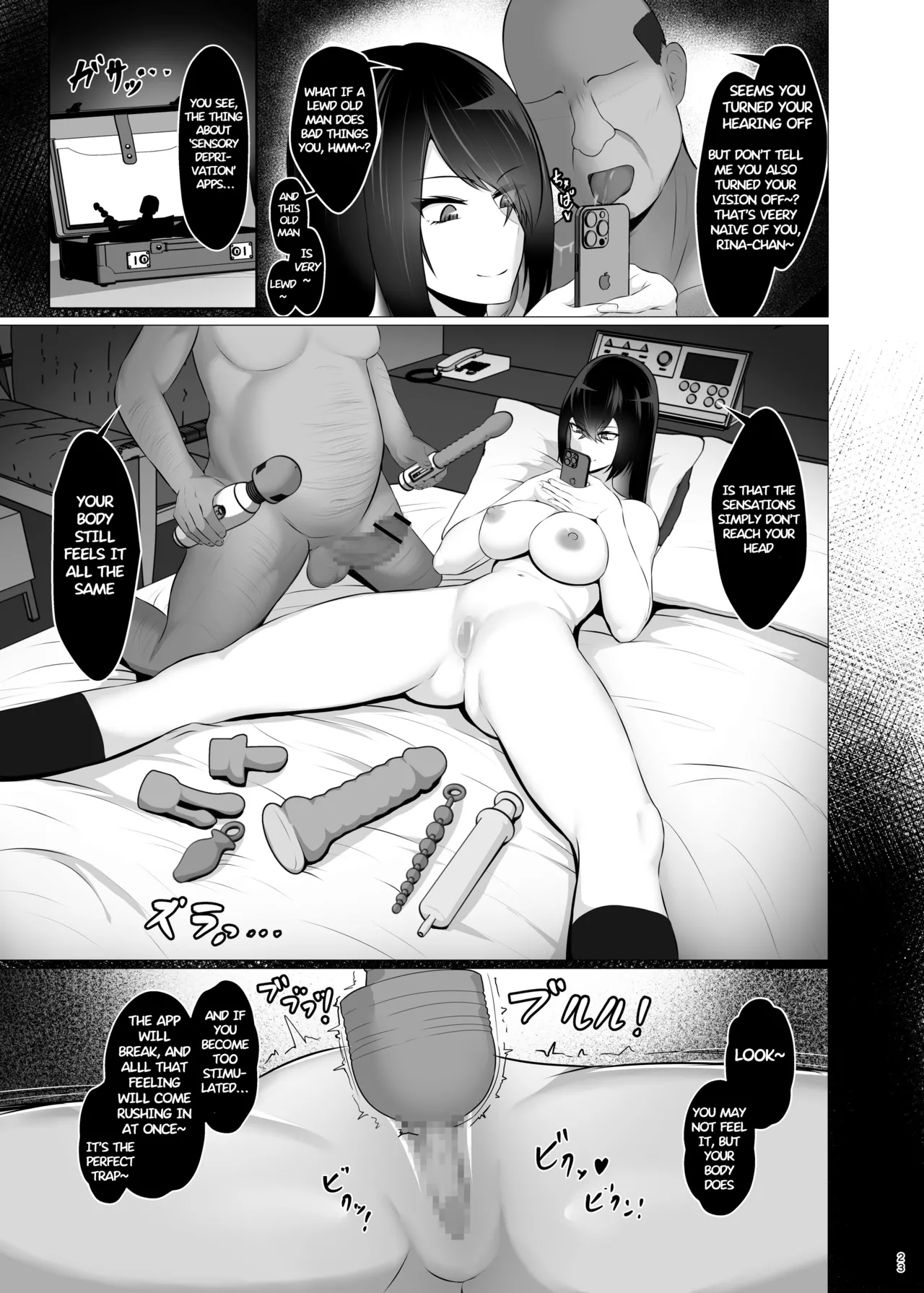 Sensory Deprivation X Sugar Daddy: Ha? As If I'd Feel Good, Dumbass! page 23