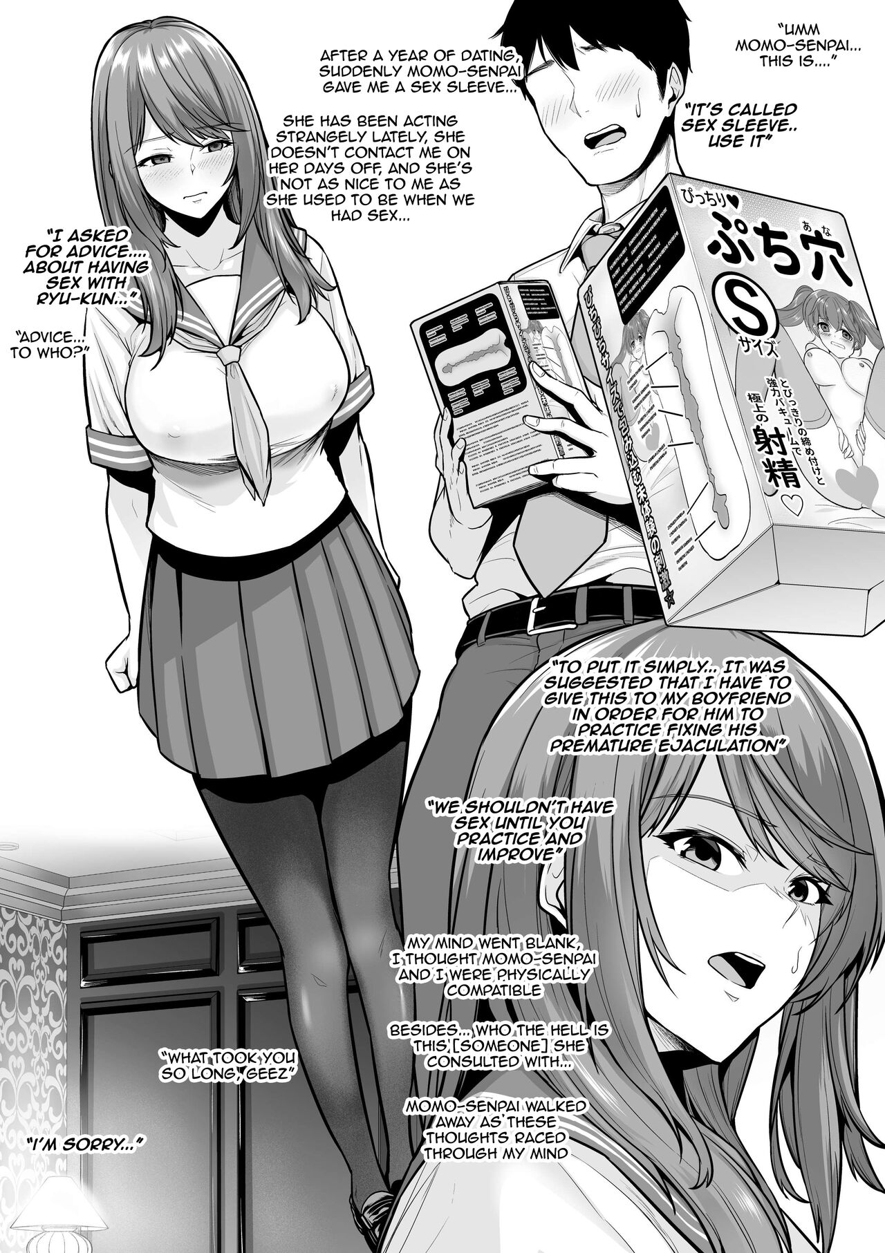 Sequel of My Older Cheerleader Girlfriend is Being Cuckolded by Senior's Big Dick page 2