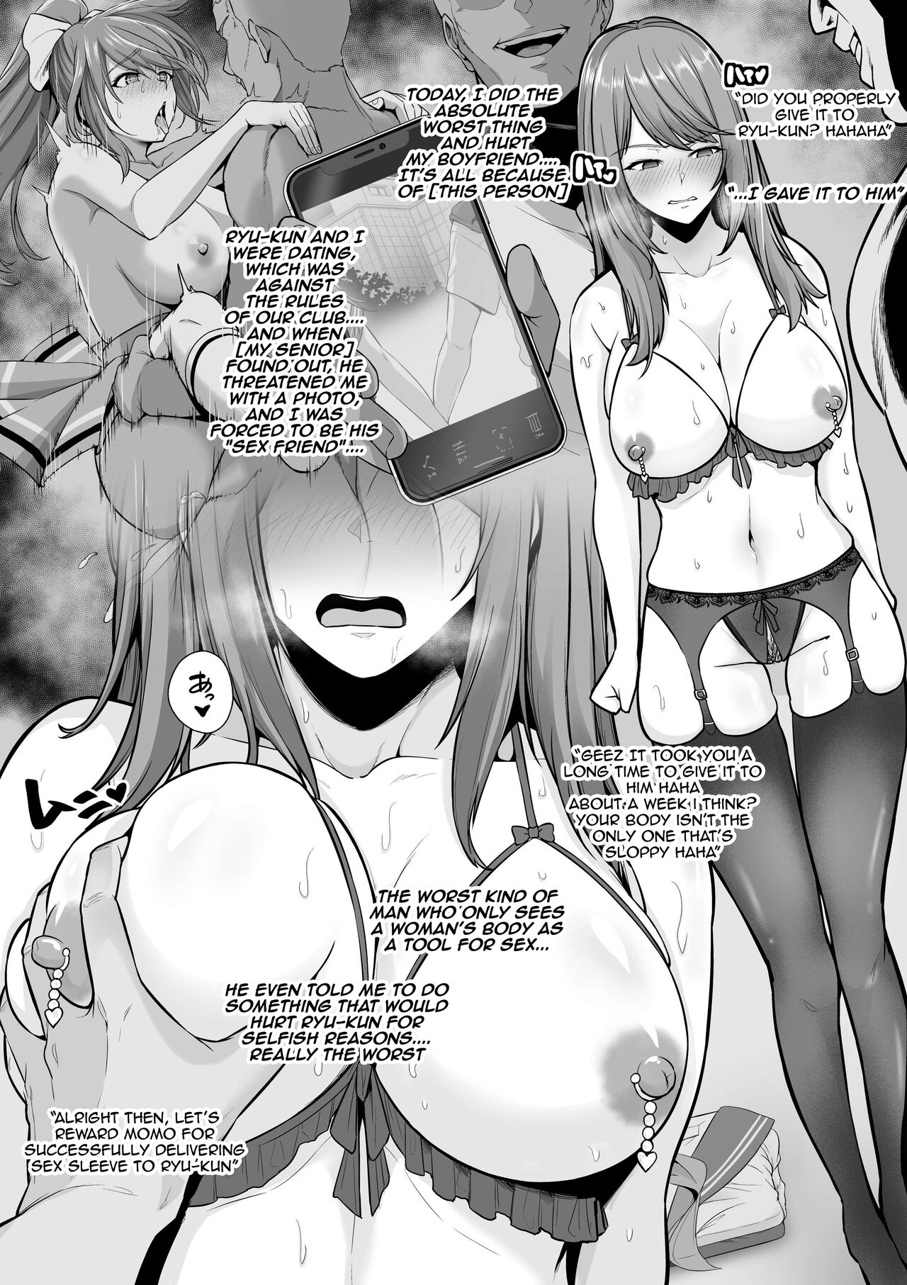 Sequel of My Older Cheerleader Girlfriend is Being Cuckolded by Senior's Big Dick page 3